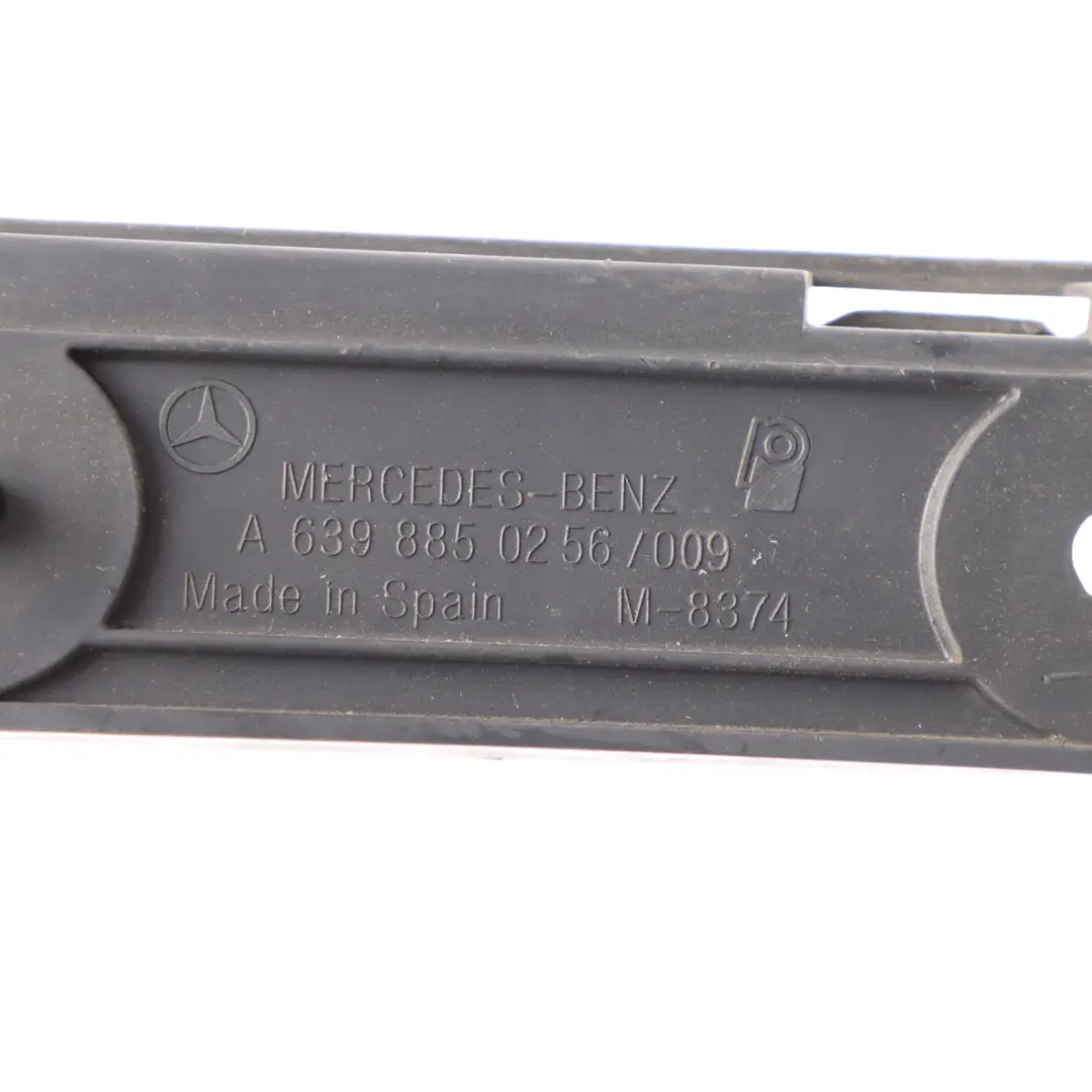 Mercedes W639 Rear Bumper Bracket Right O/S Holder Mount Trim - SKU A6398850256 - Part number A6398850256