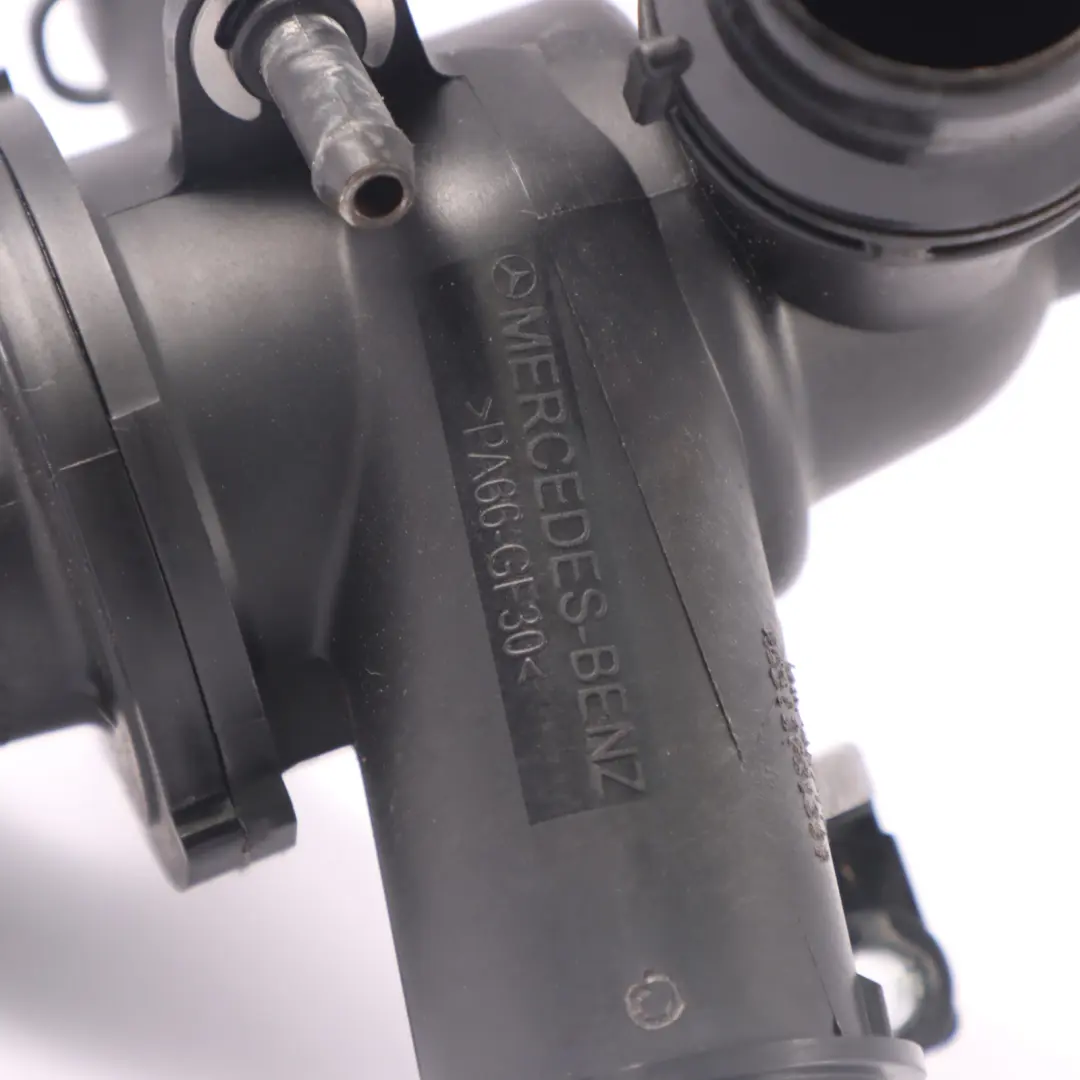 OM651 Coolant Thermostat Housing Unit Diesel to Mercedes X253 with Part number A6512001300 Mercedes X253 OM651 Coolant Thermostat Housing Unit Diesel - SKU A6512001300 - Part number A6512001300