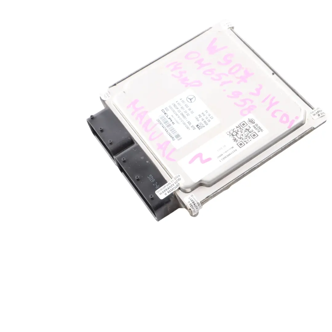 W907 314 CDI OM651.958 143HP ECU Engine Unit to Mercedes Sprinter with Part number A6519003603 Mercedes Sprinter W907 314 CDI OM651.958 143HP ECU Engine Unit - SKU A6519003603-1 - Part number A6519003603