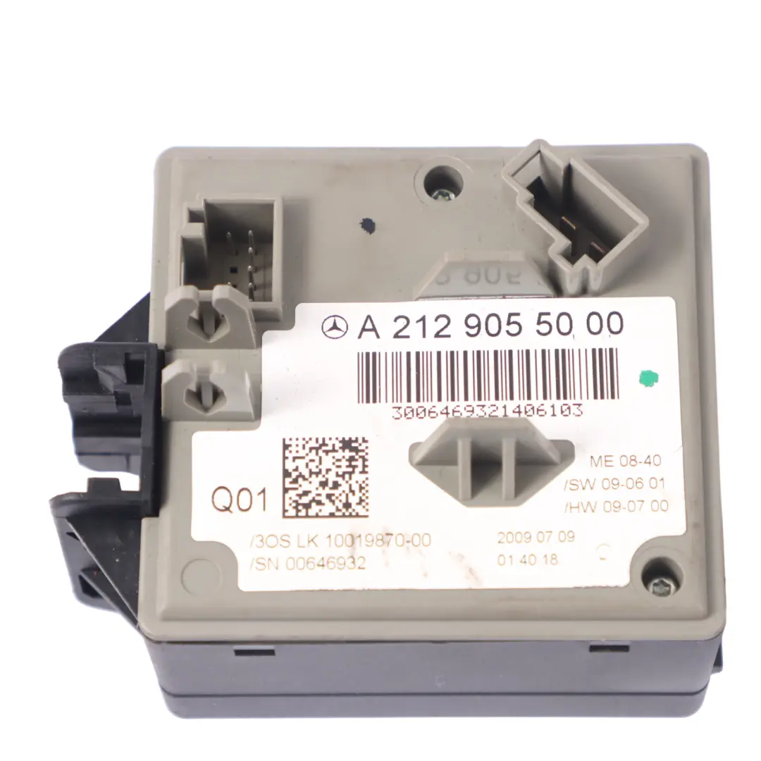 Mercedes W212 E220CDI OM651.924 Engine ECU Kit Key Lock Ignition - SKU A6519005301-12 - Part number A6519005301
