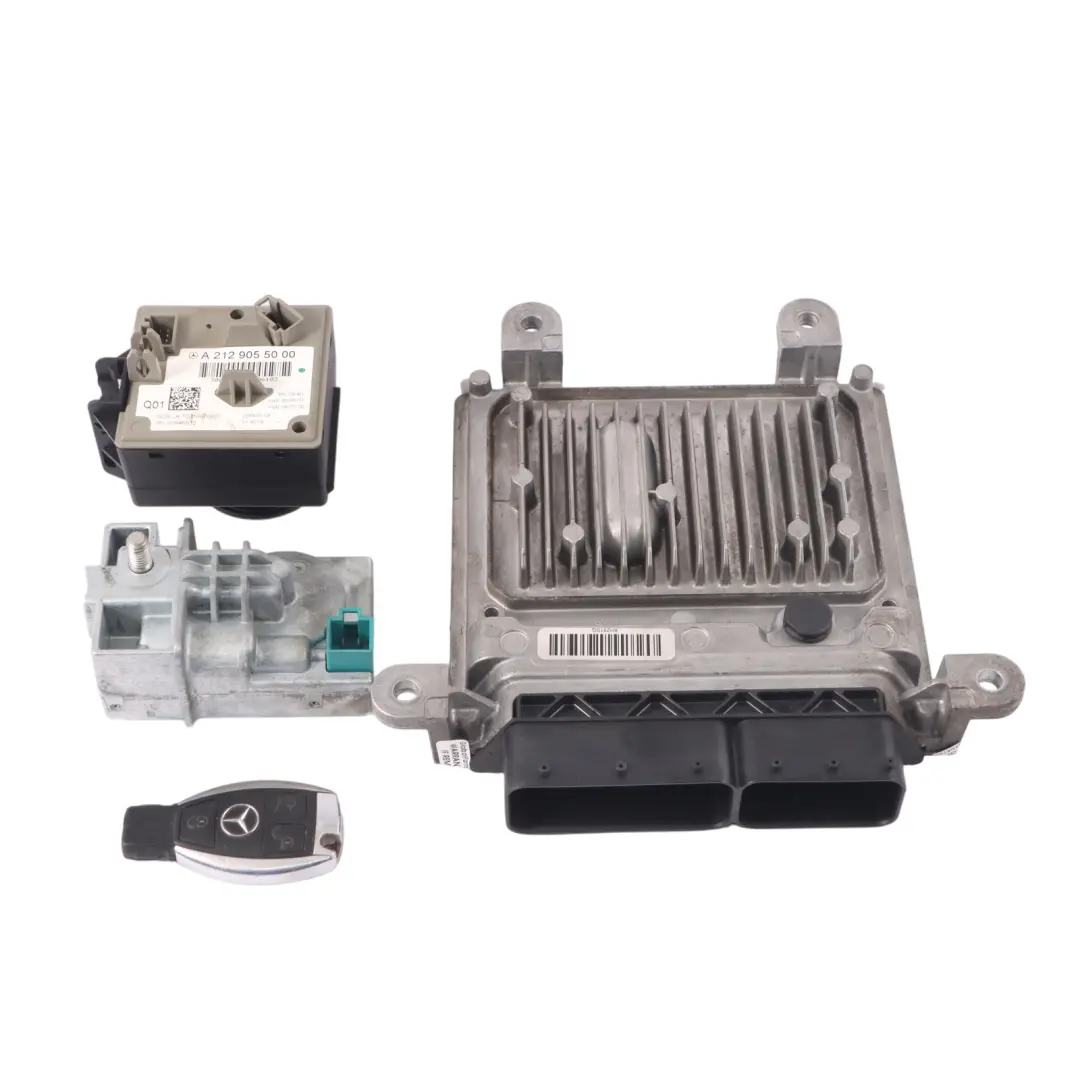 Mercedes W212 E220CDI OM651.924 Engine ECU Kit Key Lock Ignition - SKU A6519005301-12 - Part number A6519005301