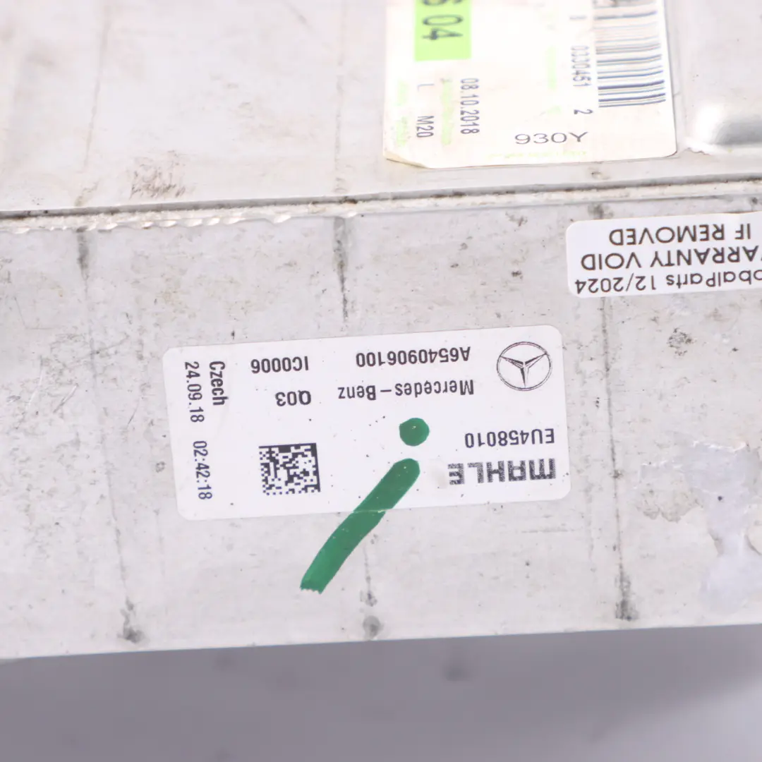 Mercedes W213 Kühler Zwischenkühler Ladeluftkühler Turbo - SKU A6540906100 - Teilenummer A6540906100