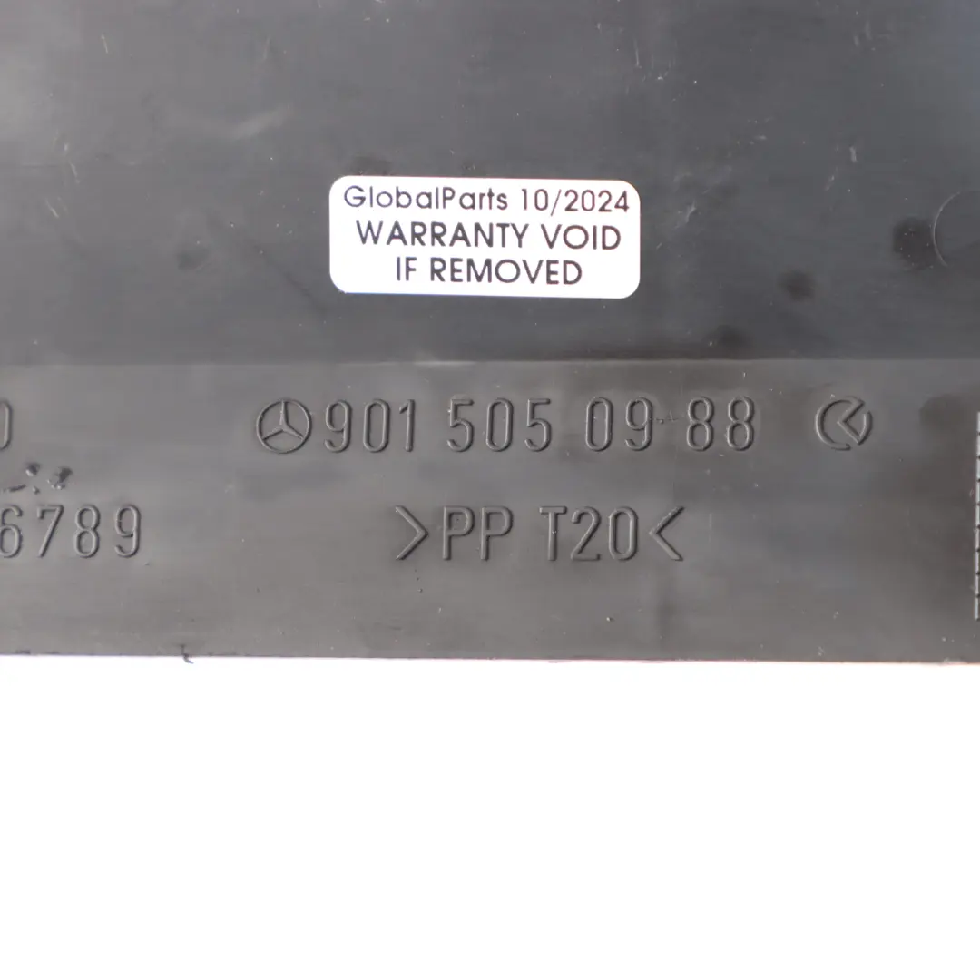 W901 Engine Radiator Top Cover Slam Shroud Panel to Mercedes with Part number A9015050988 Mercedes W901 Engine Radiator Top Cover Slam Shroud Panel - SKU A9015050988 - Part number A9015050988