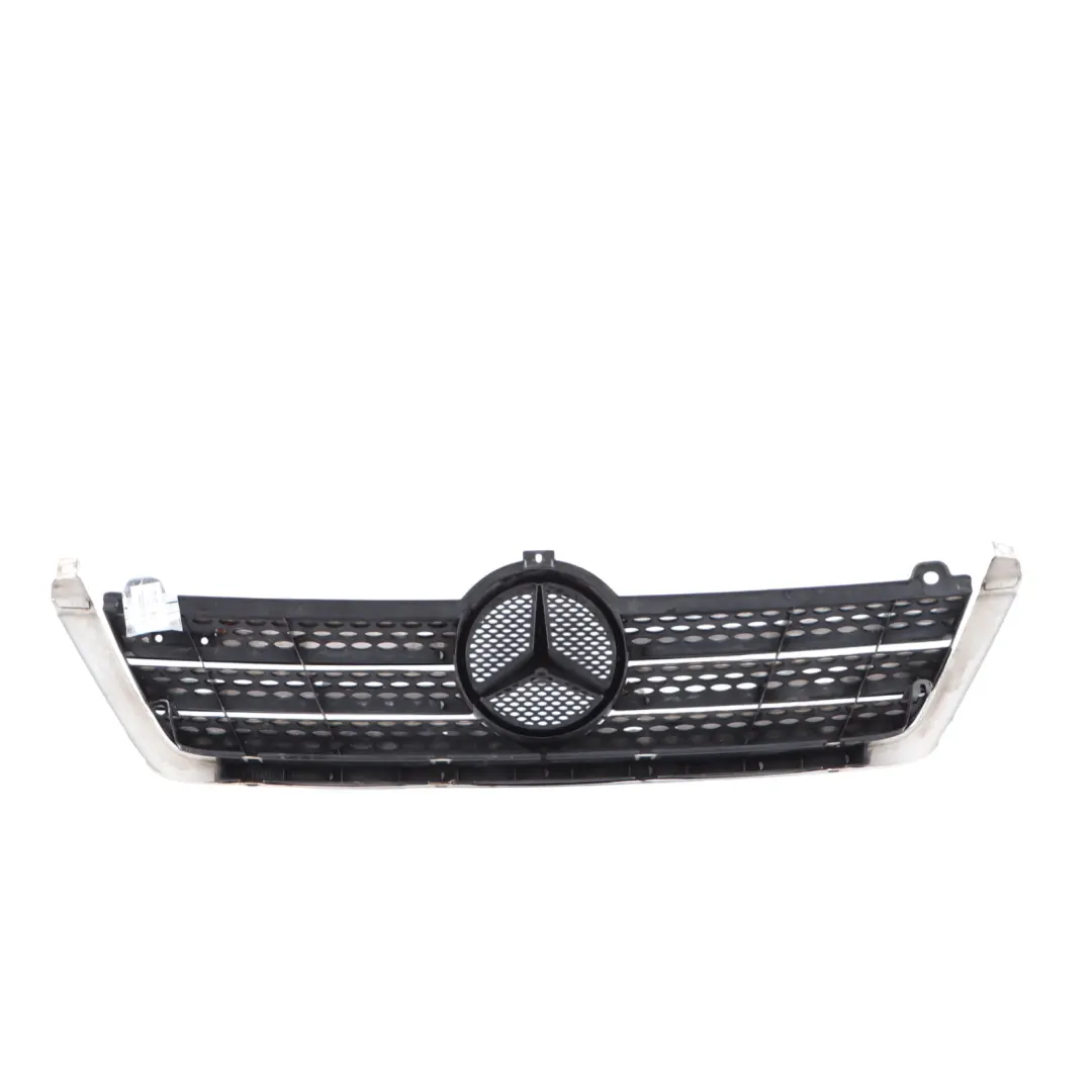 W901 Front Hood Radiator Bumper Grille Panel Cover to Mercedes Sprinter with Part number A9018800385 Mercedes Sprinter W901 Front Hood Radiator Bumper Grille Panel Cover - SKU A9018800385 - Part number A9018800385