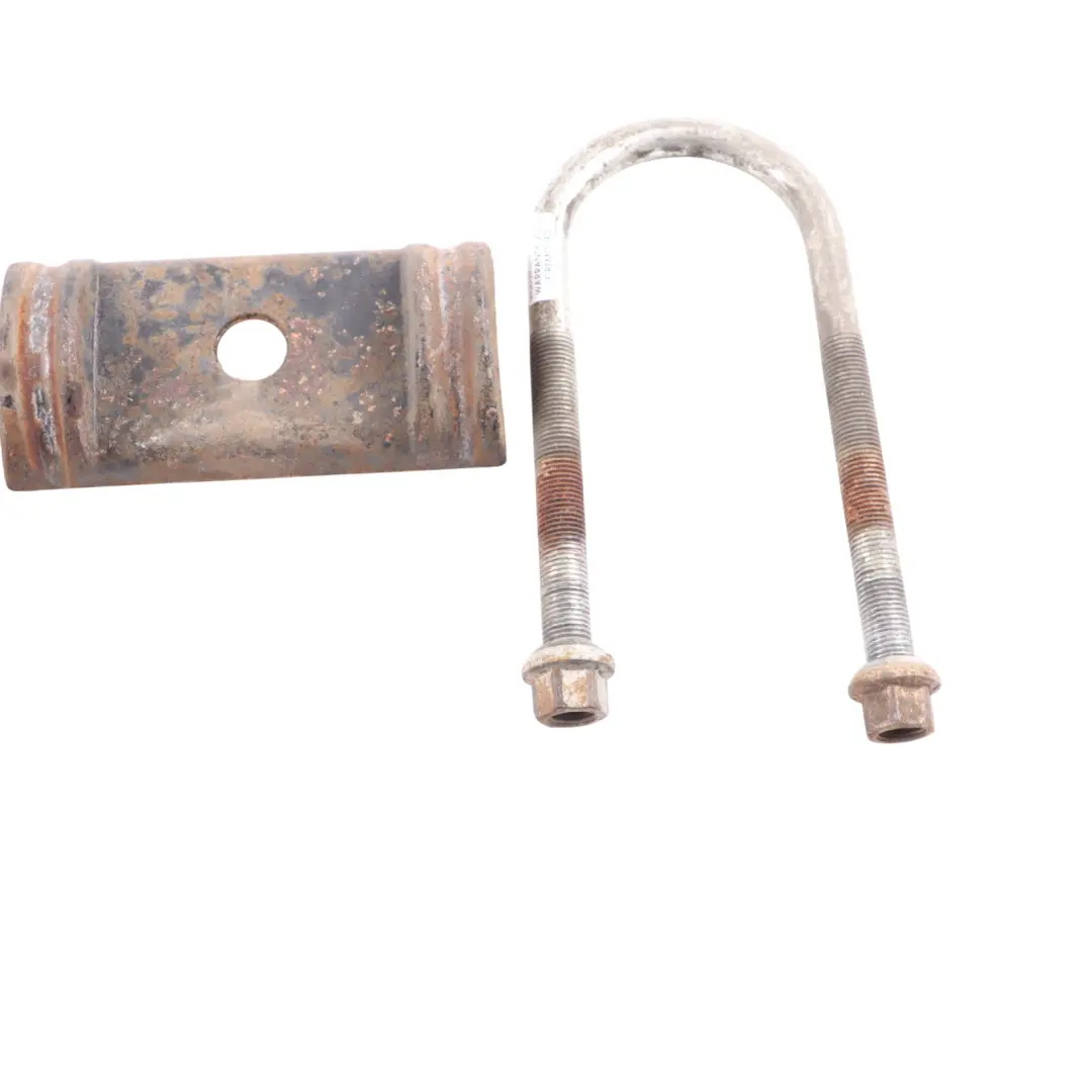 Suspension Plate Leaf Spring U Bolt Clamp Kit Set to Mercedes W906 Rear with Part number A9063251347 Mercedes W906 Rear Suspension Plate Leaf Spring U Bolt Clamp Kit Set - SKU A9063251347 - Part number A9063251347