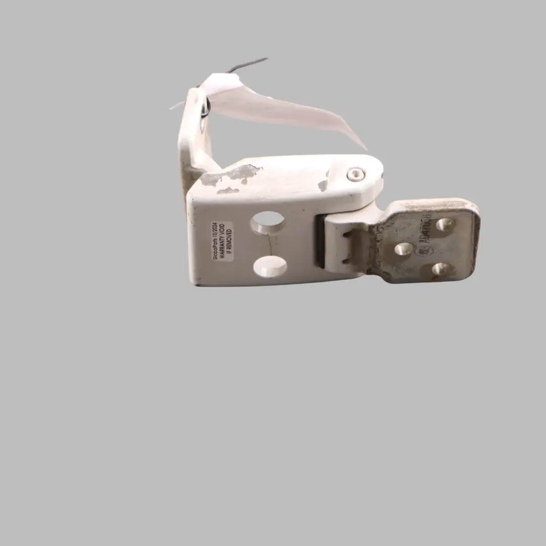 Left Door N/S Upper Hinge White to Mercedes Sprinter W906 Rear with Part number A9067400437 Mercedes Sprinter W906 Rear Left Door N/S Upper Hinge White - SKU A9067400437-ARW - Part number A9067400437