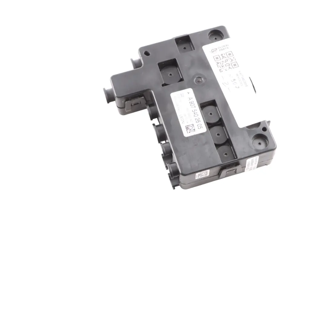 W907 Sicherungs Kasten Steuergerät Modul Q2 für Mercedes mit Teilenummer A9075402605 Mercedes W907 Sicherungs Kasten Steuergerät Modul Q2 - SKU A9075402605 - Teilenummer A9075402605