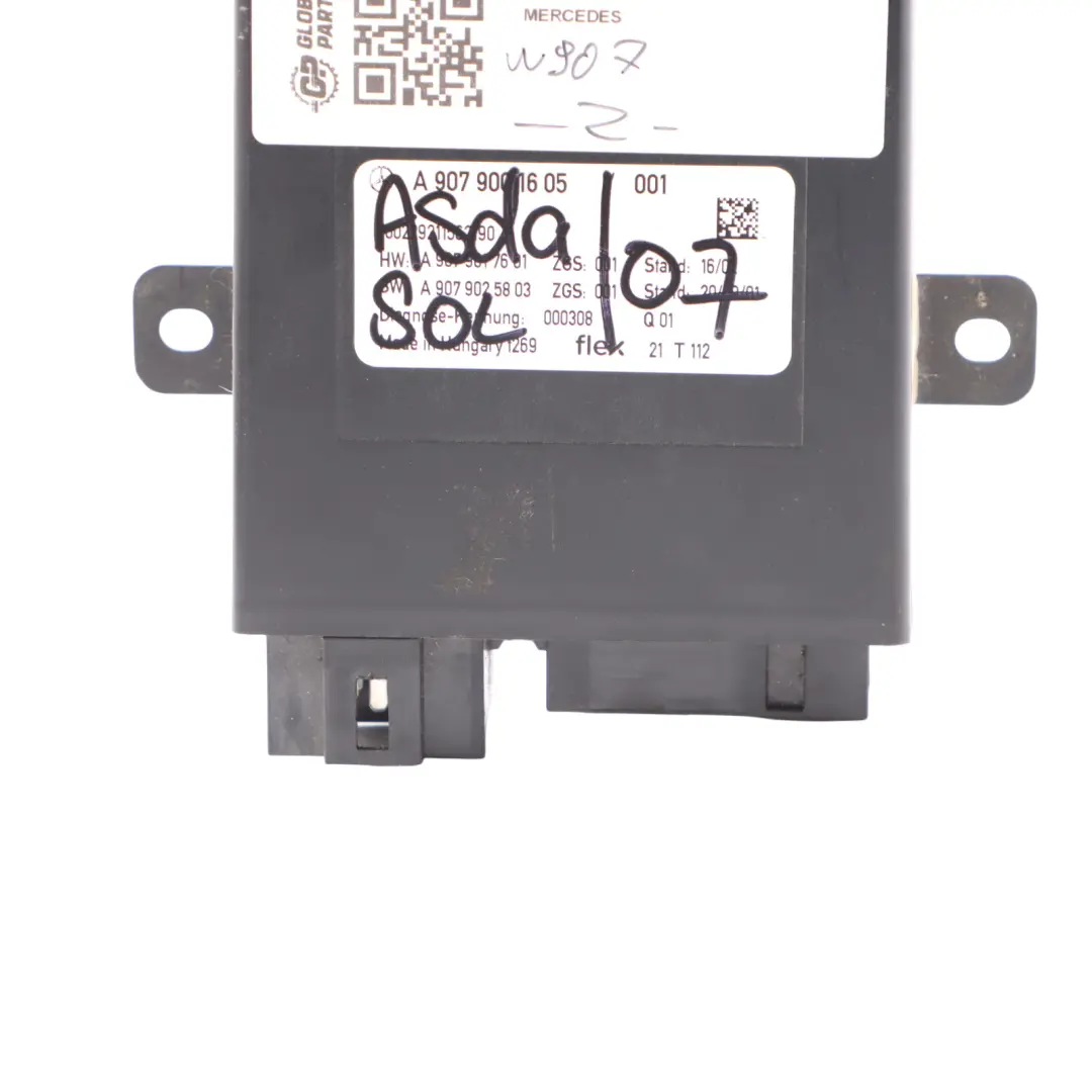 Mercedes W907 Central Gateway Control Unit Module Relay ECU - SKU A9079001605 - Part number A9079001605