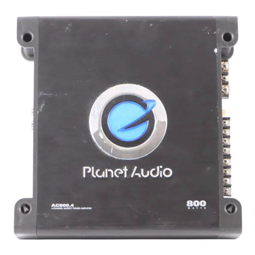 Planet Audio AC800.4 4 Channel Car Amplifier Anarchy Model 800 Watts to with Part number AC8004 Planet Audio AC800.4 4 Channel Car Amplifier Anarchy Model 800 Watts - SKU AC8004 - Part number AC8004