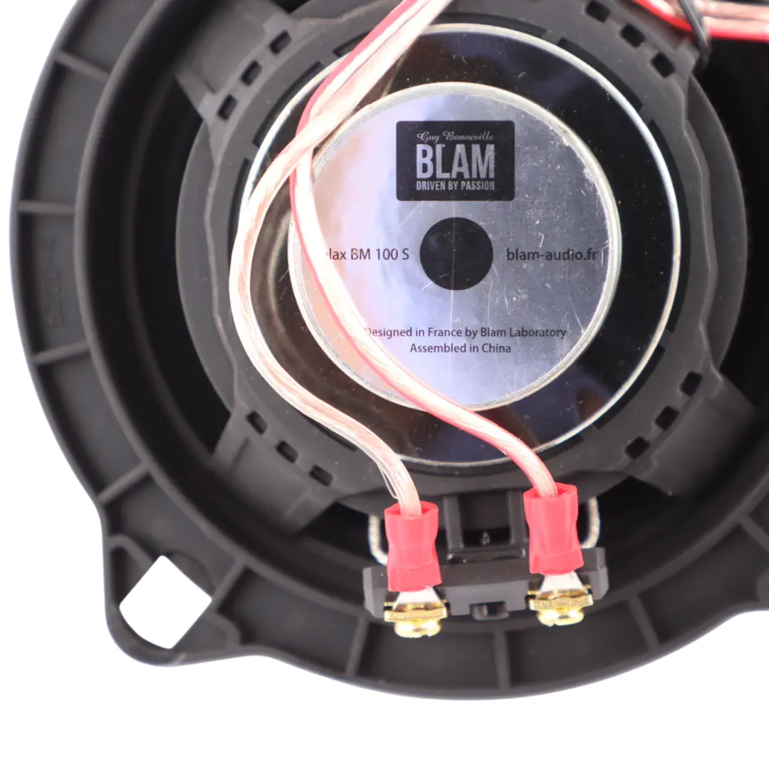 BLAM Relax BM 100S 4" 60W RMS 100mm Speaker Set BMW and Mini to with Part number BM100S BLAM Relax BM 100S 4" 60W RMS 100mm Speaker Set BMW and Mini - SKU BM100S - Part number BM100S