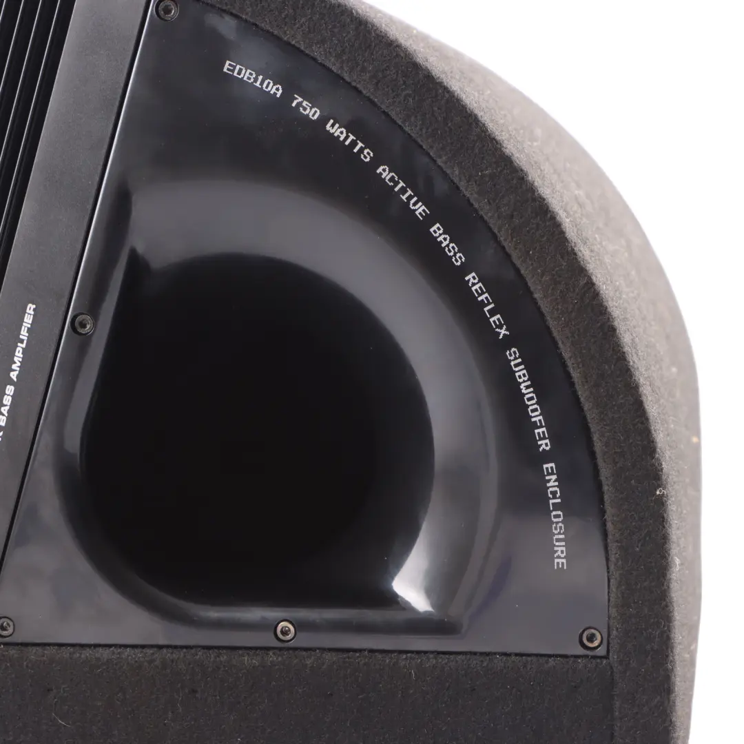 Audio Active Bass Box Enclosure Subwoofer Speaker Amplifier 750W EDB10A to Edge Car with Part number EDB10A-E0 Edge Car Audio Active Bass Box Enclosure Subwoofer Speaker Amplifier 750W EDB10A - SKU EDB10A-E0 - Part number EDB10A-E0