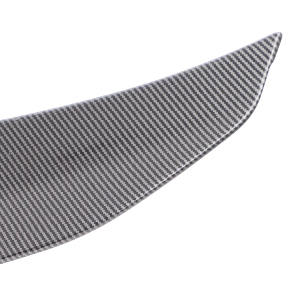 Spoiler Trunk Lid Trim Lip Tailgate Carbon to BMW F33 Convertible Rear with Part number F33-SPOILER-CARBON-LOOK BMW F33 Convertible Rear Spoiler Trunk Lid Trim Lip Tailgate Carbon - SKU F33-SPOILER-CARBON-LOOK - Part number F33-SPOILER-CARBON-LOOK