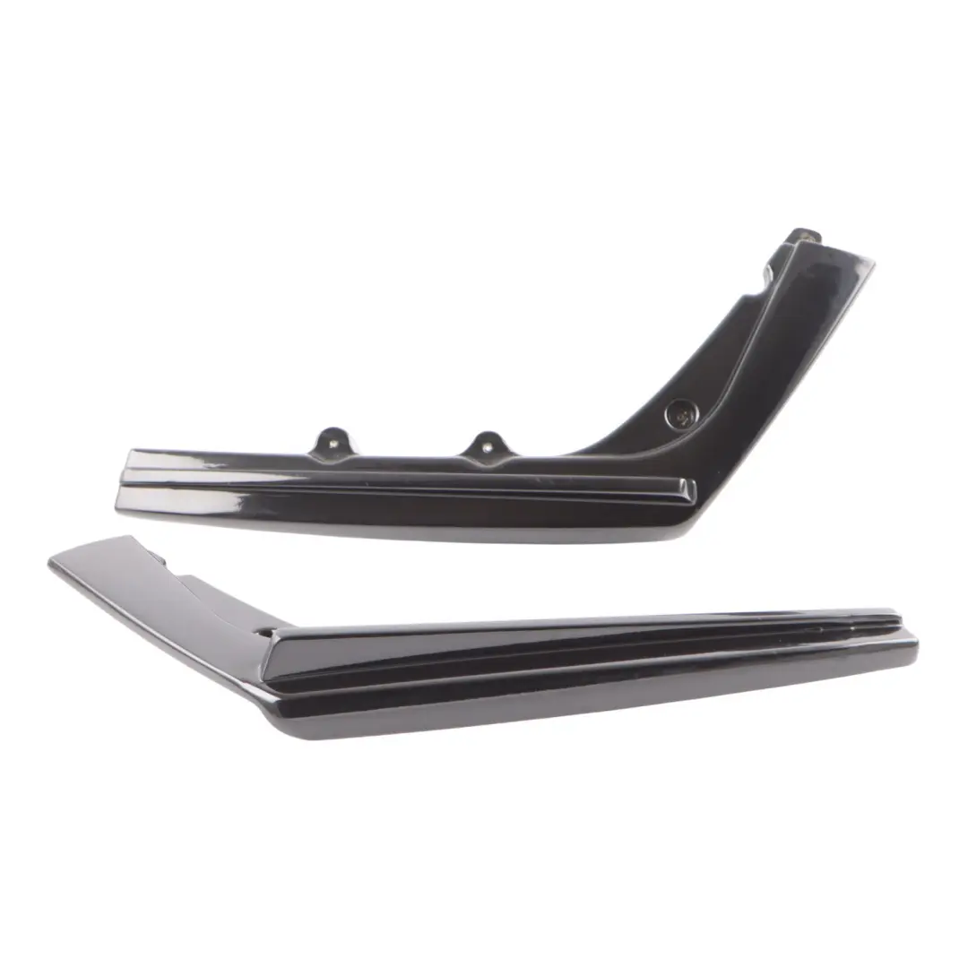BMW F80 M3 Rear Bumper Spoiler Corners Set Black High Gloss - SKU F80-REAR-BUMPER-CORNERS - Part number F80-REAR-BUMPER-CORNERS