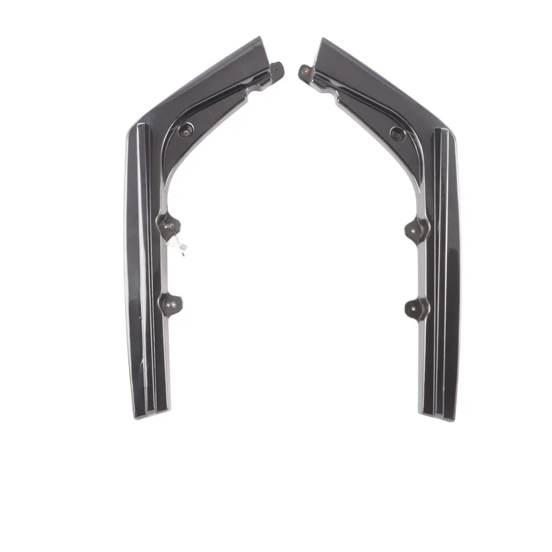BMW F80 M3 Rear Bumper Spoiler Corners Set Black High Gloss - SKU F80-REAR-BUMPER-CORNERS - Part number F80-REAR-BUMPER-CORNERS