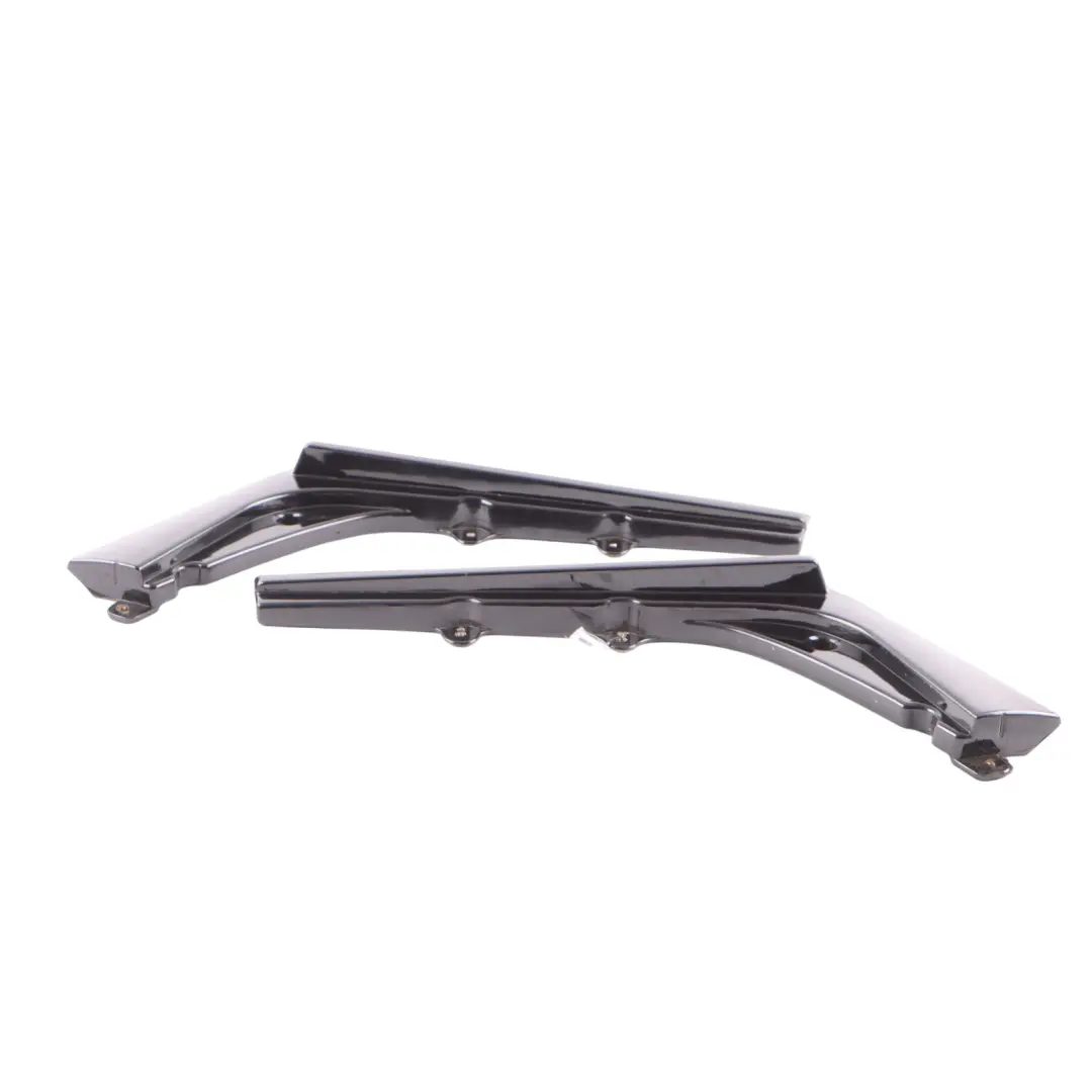 BMW F80 M3 Rear Bumper Spoiler Corners Set Black High Gloss - SKU F80-REAR-BUMPER-CORNERS - Part number F80-REAR-BUMPER-CORNERS