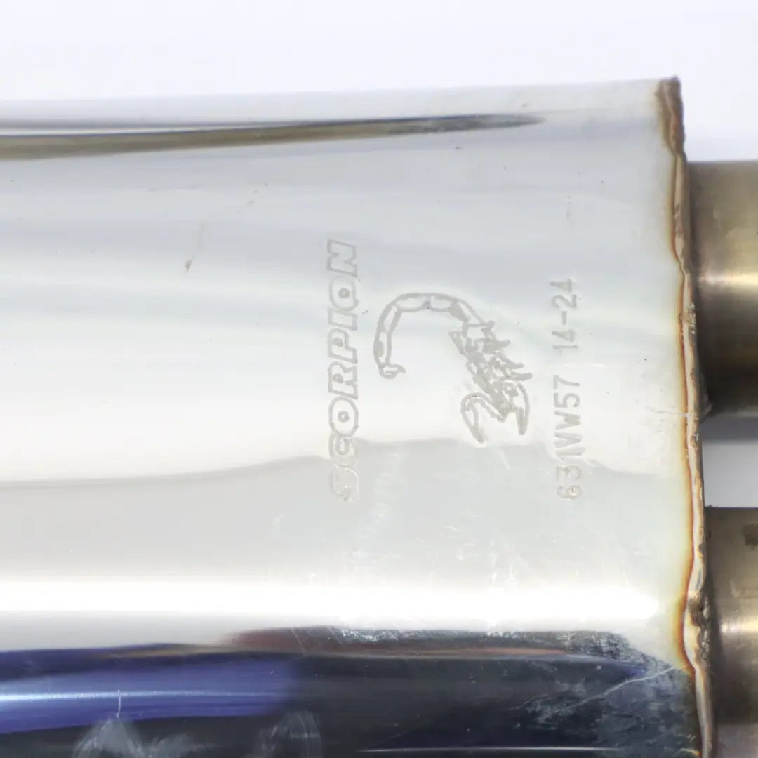 Mk6 2.0 TDI Wydech Tłumik Tylny Scorpion 631VW57 do VW Golf o numerze GOLF-EXHAUST-SCORPION VW Golf Mk6 2.0 TDI Wydech Tłumik Tylny Scorpion 631VW57 - SKU GOLF-EXHAUST-SCORPION - Numer Części GOLF-EXHAUST-SCORPION