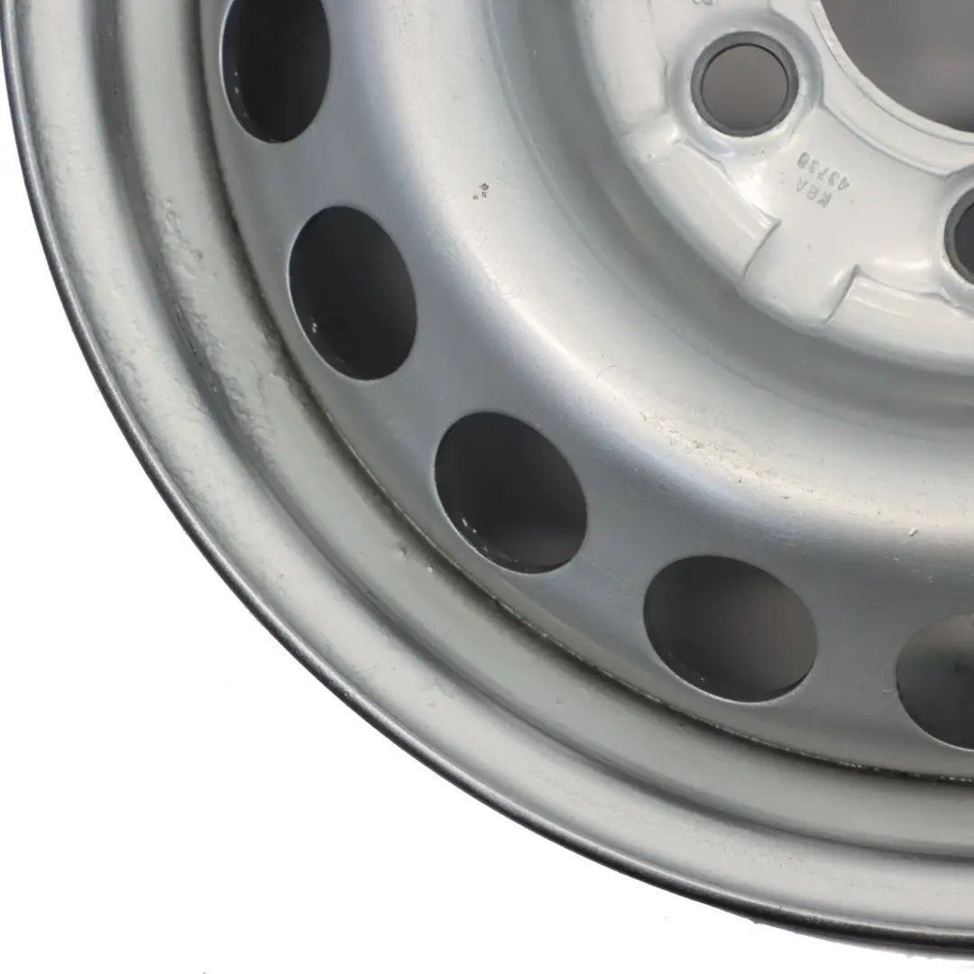 Llanta de acero Mercedes Sprinter W906 Plata 16" 6,5J ET:62 para con número de pieza KBA43738 Llanta de acero Mercedes Sprinter W906 Plata 16" 6,5J ET:62 - SKU KBA43738 - Número de pieza KBA43738