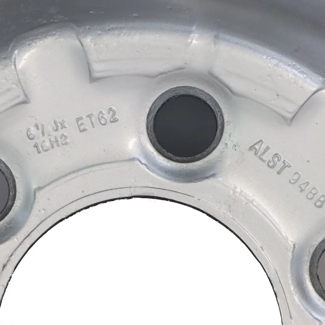 Mercedes Sprinter W906 Steel Wheel Rim Silver 16" 6,5J ET:62 - SKU KBA43738 - Part number KBA43738