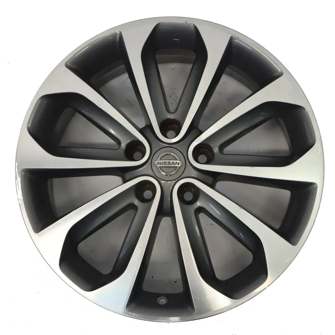 Jante Alliage 18" ET:40 6.5J pour Nissan Qashqai J10 à propos du numéro de pièce MB73JD18A Nissan Qashqai J10 Jante Alliage 18" ET:40 6.5J - SKU MB73JD18A-1 - Numéro de pièce MB73JD18A