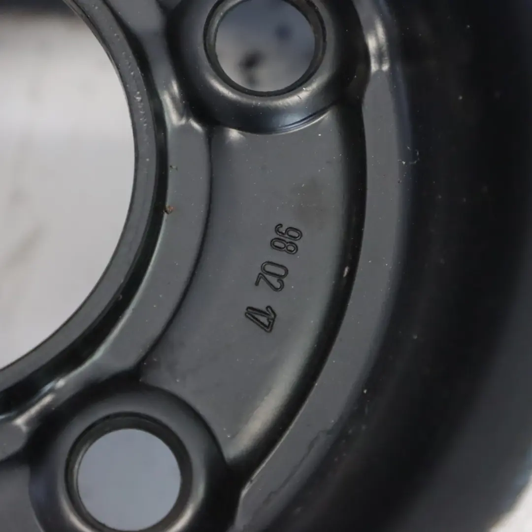 XJR Cerchio ruota scorta acciaio Pirelli 135/80 18" 3,5J per Jaguar XJ XKR con numero di parte MMD6119AA Jaguar XJ XKR XJR Cerchio ruota scorta acciaio Pirelli 135/80 18" 3,5J - SKU MMD6119AA - Numero di parte MMD6119AA