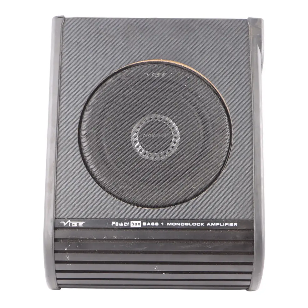 Optisound Auto 8 Active Car Van Underseat Slim Subwoofer Bass Box Enclosure to Vibe with Part number OPTISOUNDAUTO8A-V2 Vibe Optisound Auto 8 Active Car Van Underseat Slim Subwoofer Bass Box Enclosure - SKU OPTISOUNDAUTO8A-V2 - Part number OPTISOUNDAUTO8A-V2