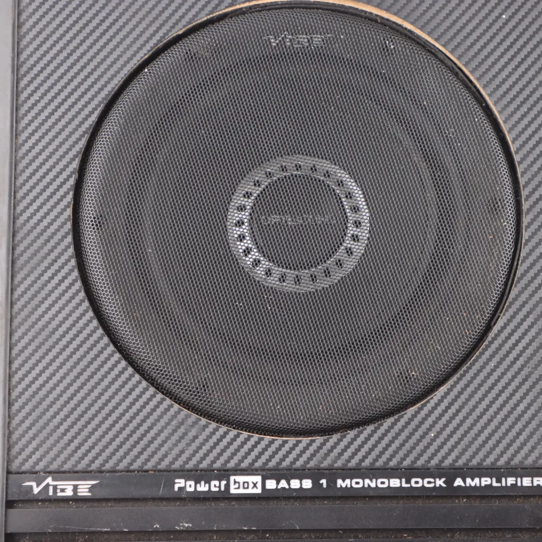 Optisound Auto 8 Active Car Van Underseat Slim Subwoofer Bass Box Enclosure to Vibe with Part number OPTISOUNDAUTO8A-V2 Vibe Optisound Auto 8 Active Car Van Underseat Slim Subwoofer Bass Box Enclosure - SKU OPTISOUNDAUTO8A-V2 - Part number OPTISOUNDAUTO8A-V2