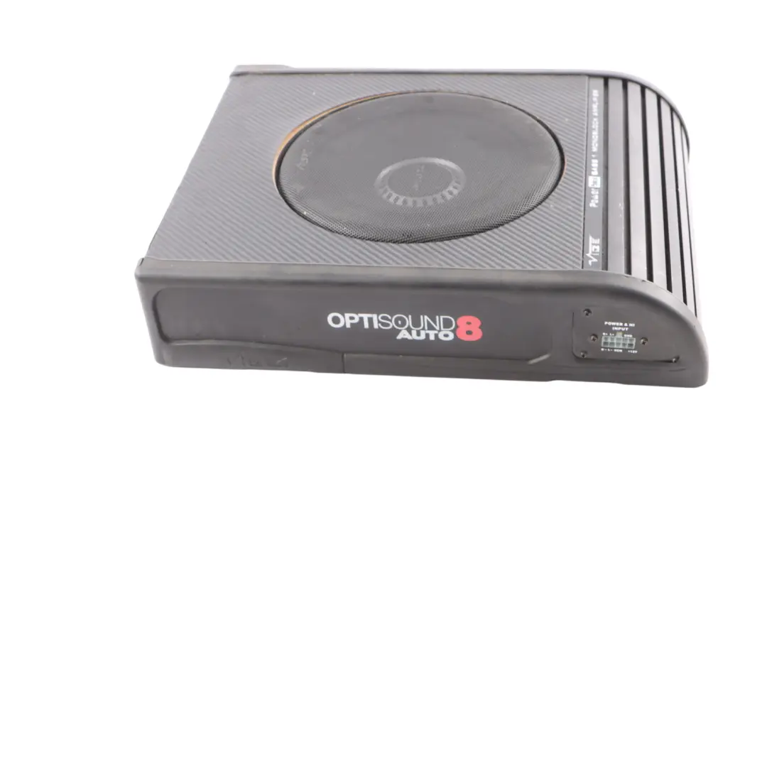 Vibe Optisound Auto 8 Active Car Van Underseat Slim Subwoofer Bass Box Enclosure - SKU OPTISOUNDAUTO8A-V2 - Part number OPTISOUNDAUTO8A-V2