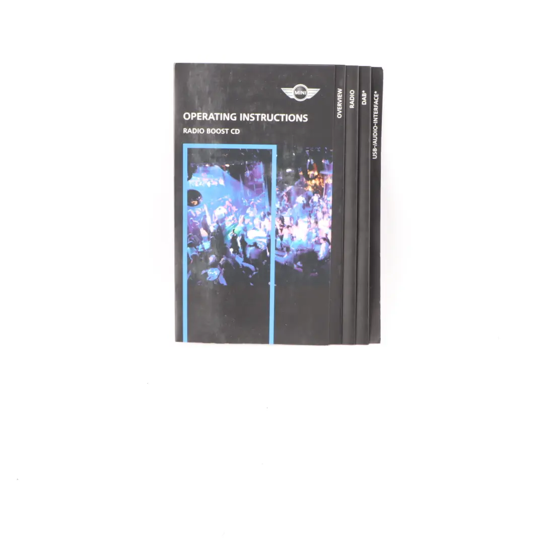 Mini Cooper R55 R56 Service Booklet Owner's Handbook Radio Instructions - SKU P0013998-3 - Part number 0013998