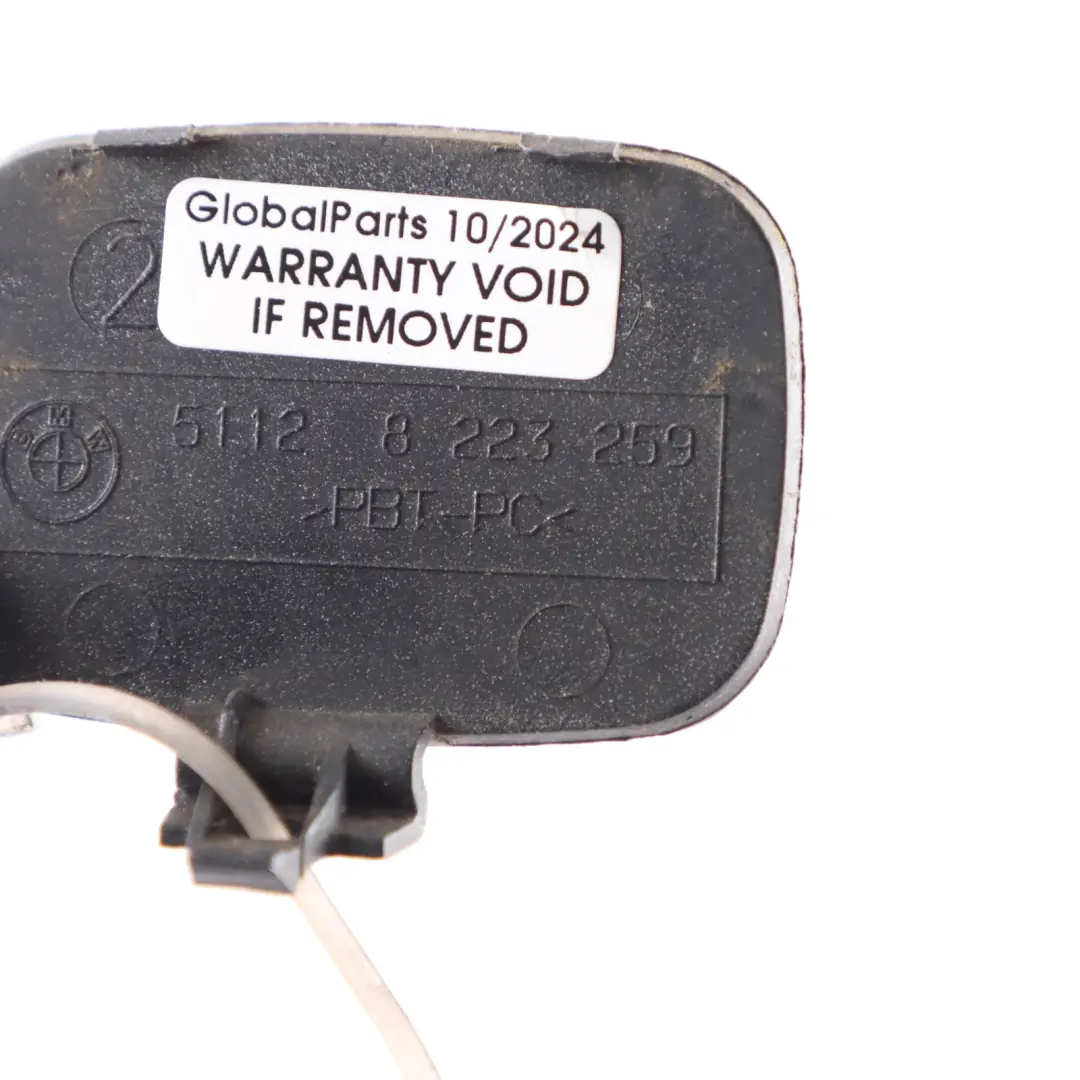 BMW 7 E65 E66 Flap Tapa Parachoques Trasero Titansilber Titanium Silver 8223259 - SKU P0136744-TS1 - Número de pieza 0136744