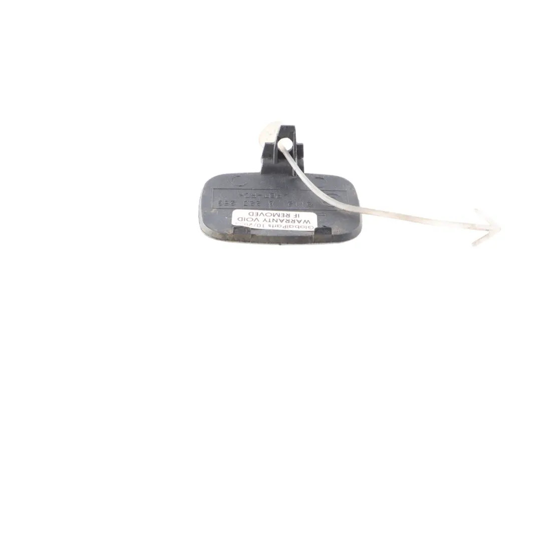 BMW 7 E65 E66 Rear Bumper Towing Eye Hook Flap Cover Titanium Silver 354 8223259 - SKU P0136744-TS1 - Part number 0136744
