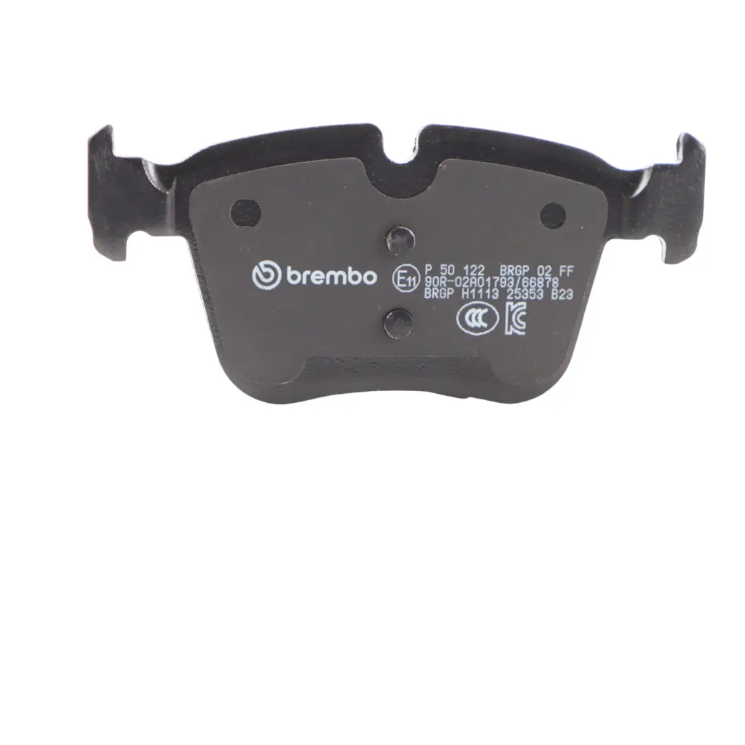 Axle Brembo Brake Pads Set Kit Left Right N/O/S A0004203602 to Mercedes W205 Rear with Part number P50122 Mercedes W205 Rear Axle Brembo Brake Pads Set Kit Left Right N/O/S A0004203602 - SKU P50122 - Part number P50122