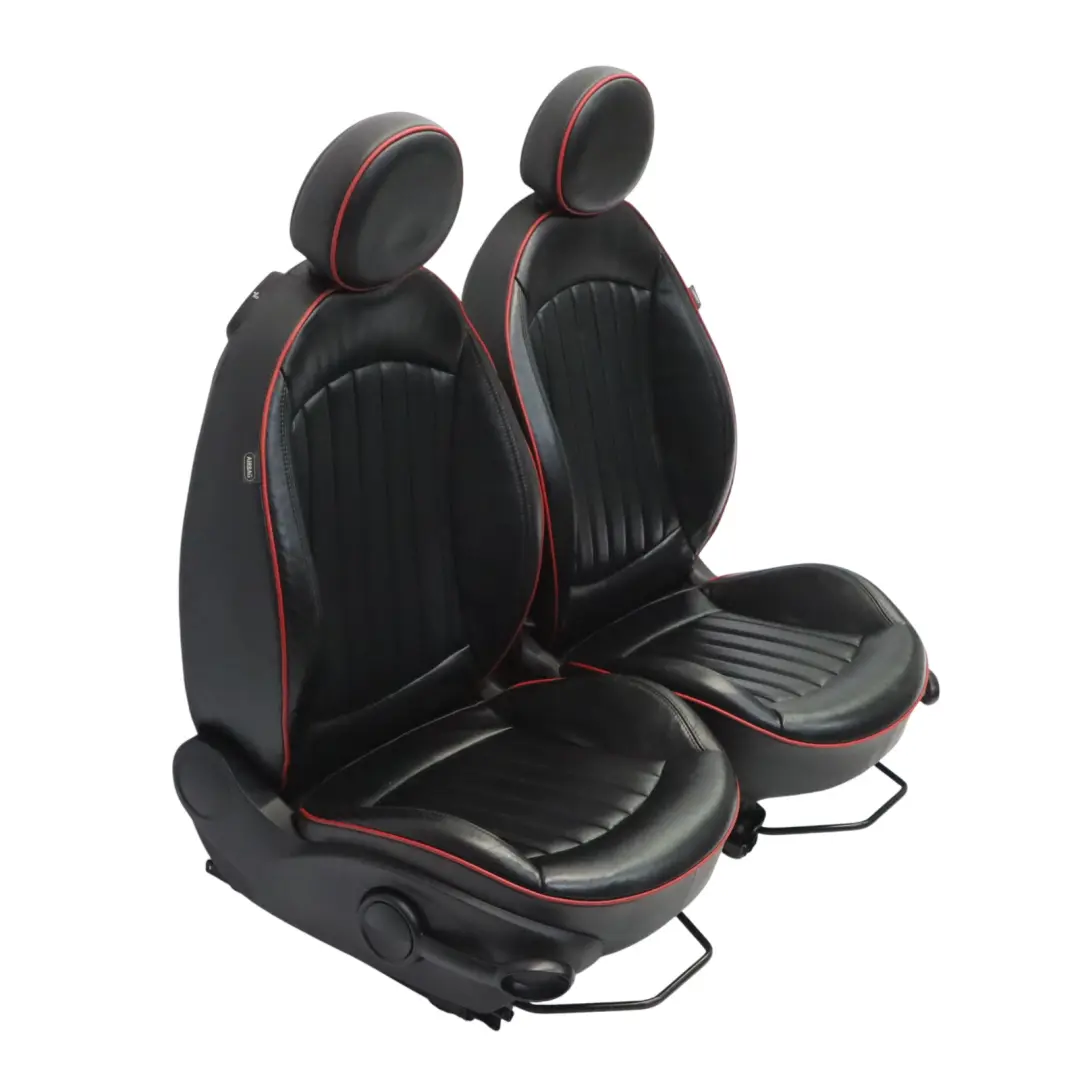 Mini R56 JCW Beheizte Sport GP2 Leder Championship Red Sitze Vorne Hinten Sitz - SKU R56-JCW-SEATS-SPORTS-LEATHER-GP2-1 - Teilenummer R56-JCW-SEATS-SPORTS-LEATHER-GP2