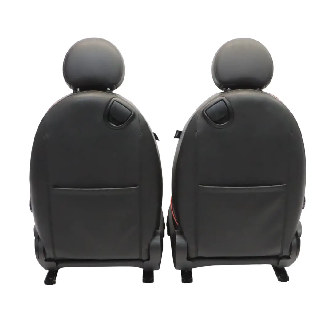 Mini R56 JCW Komplet Foteli GP2 Grzane Skóra Czarna Championship Red - SKU R56-JCW-SEATS-SPORTS-LEATHER-GP2-1 - Numer Części R56-JCW-SEATS-SPORTS-LEATHER-GP2