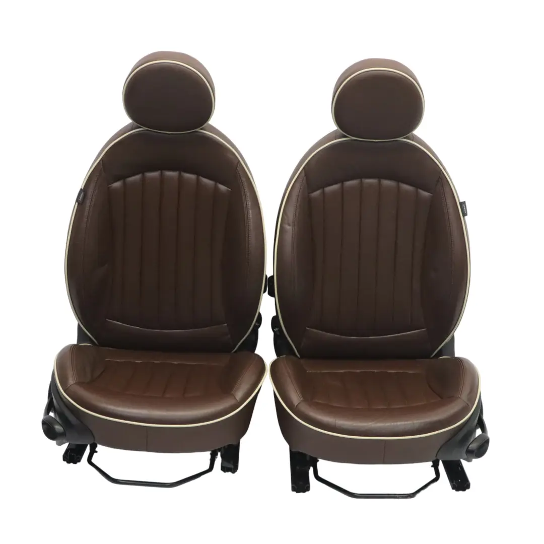 Mini R57 Cabrio Convertible Sièges en cuir Sièges sport Set chocolat chaud - SKU R57-SEATS-SPORT-HOT-CHOCOLATE-LEATHER-T9E7 - Numéro de pièce R57-SEATS-SPORT-HOT-CHOCOLATE-LEATHER