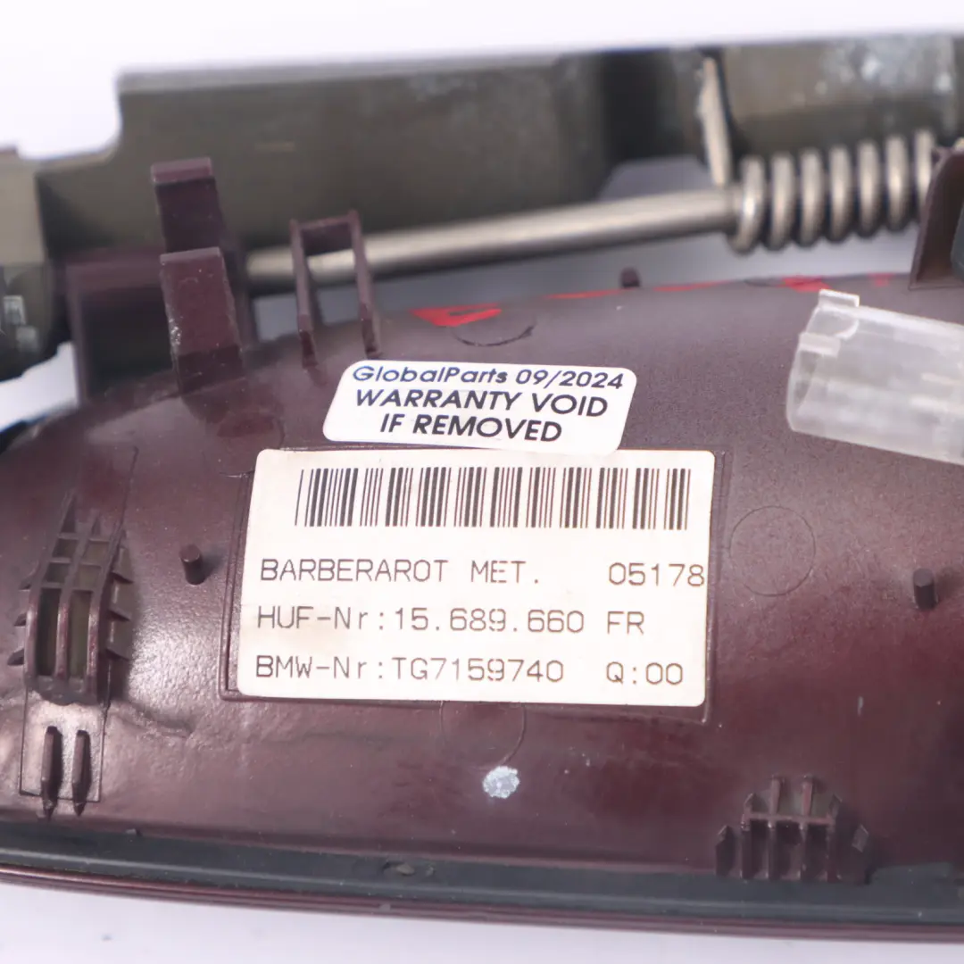 Front Right Grab Handle Door Opener O/S Barbera Red Metallic - A39 to BMW E65 with Part number 0391088 BMW E65 Front Right Grab Handle Door Opener O/S Barbera Red Metallic - A39 - SKU RHD-0391088-BAR - Part number 0391088