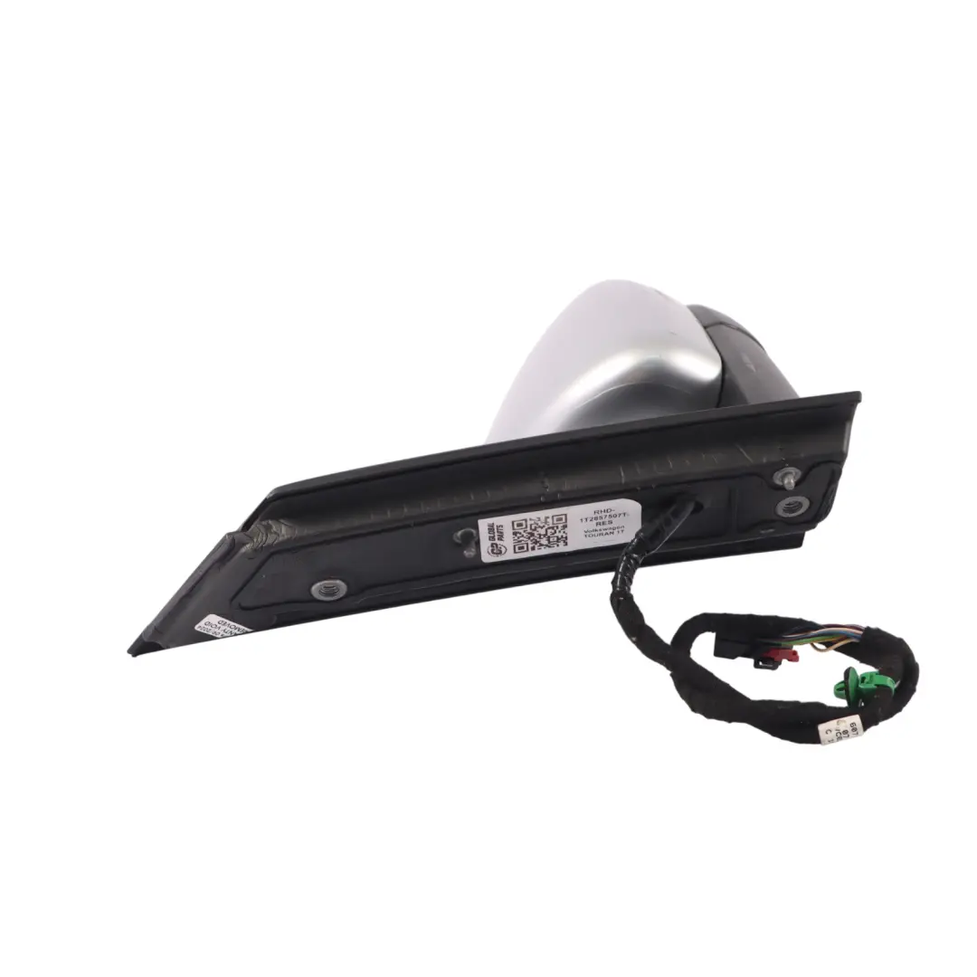 Mirror Wing Left N/S Reflex Silver LA7W to VW Volkswagen Touran 1T with Part number 1T2857507T VW Volkswagen Touran 1T Mirror Wing Left N/S Reflex Silver LA7W - SKU RHD-1T2857507T-RES - Part number 1T2857507T