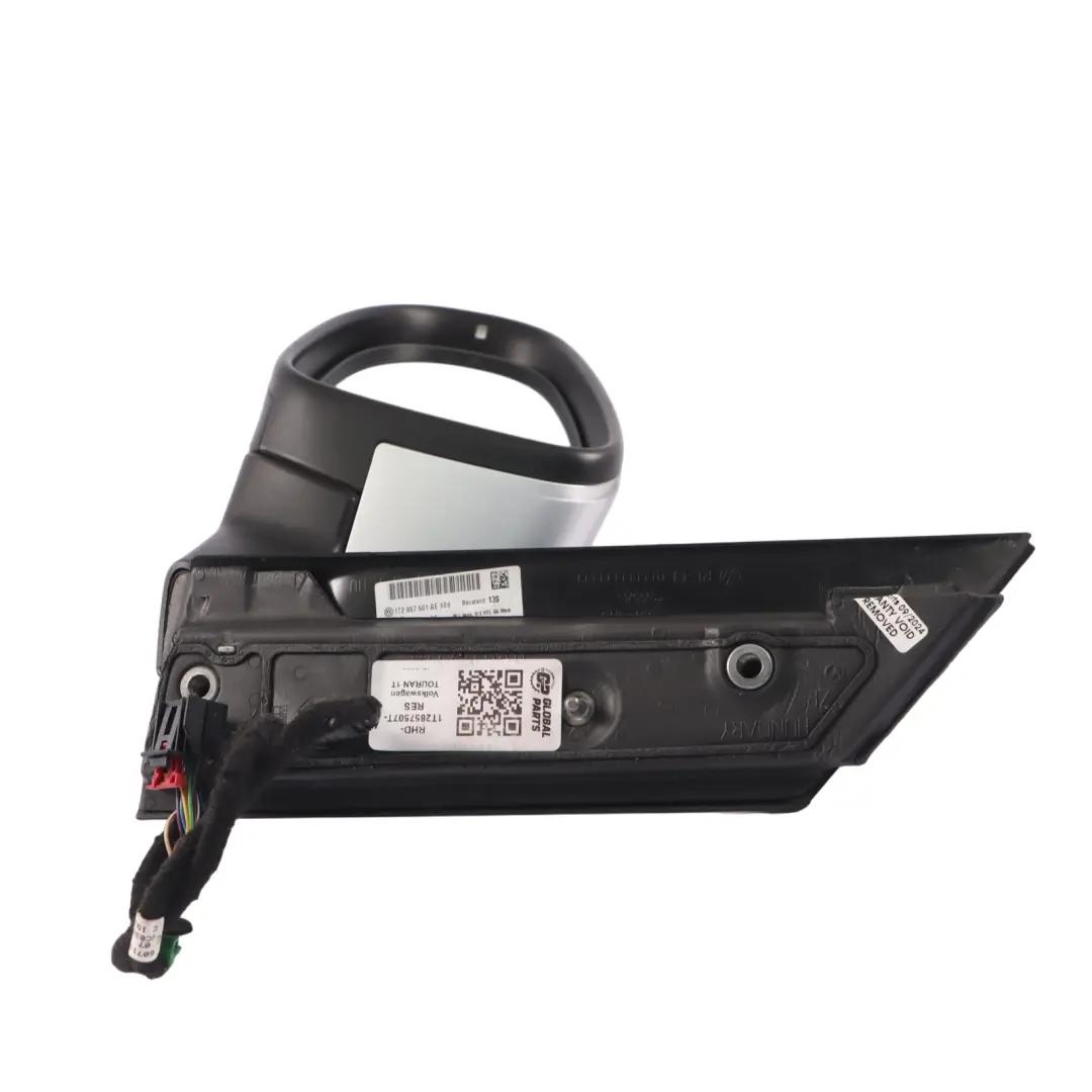 Mirror Wing Left N/S Reflex Silver LA7W to VW Volkswagen Touran 1T with Part number 1T2857507T VW Volkswagen Touran 1T Mirror Wing Left N/S Reflex Silver LA7W - SKU RHD-1T2857507T-RES - Part number 1T2857507T