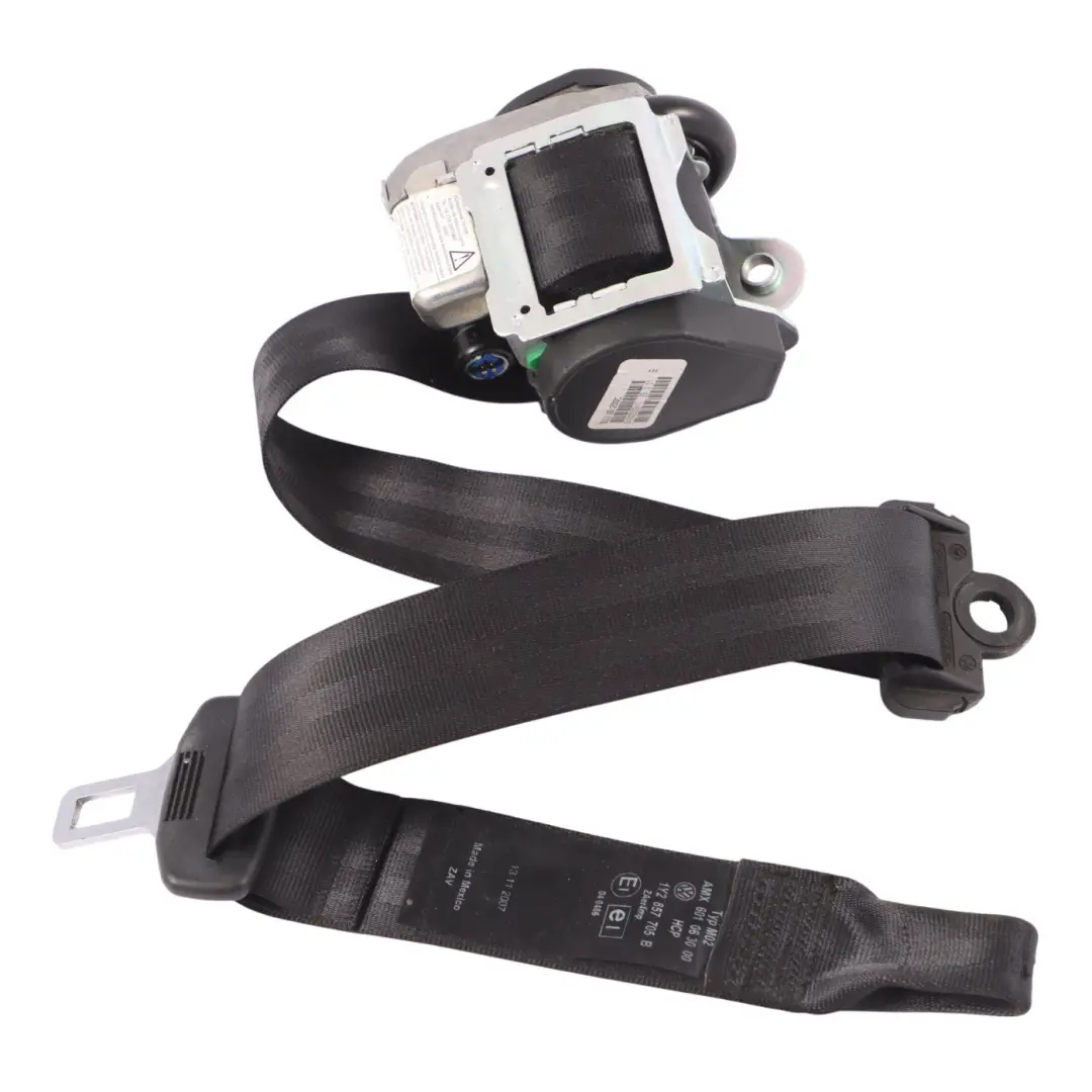 Front Seat Belt Left N/S Passenger Side Black to Volkswagen New Beetle with Part number 1Y2857705 Volkswagen New Beetle Front Seat Belt Left N/S Passenger Side Black - SKU RHD-1Y2857705 - Part number 1Y2857705