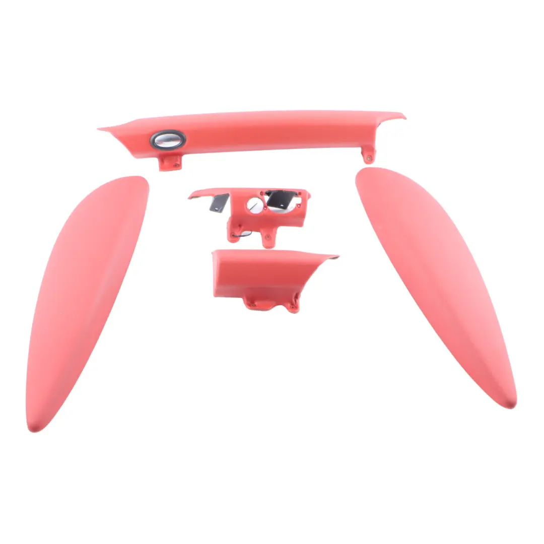 Trims Covers Knee Protection Set Rooster Red to Mini Clubman R55 R56 Cabrio R57 with Part number 2752123 Mini Clubman R55 R56 Cabrio R57 Trims Covers Knee Protection Set Rooster Red - SKU RHD-2752123-2 - Part number 2752123