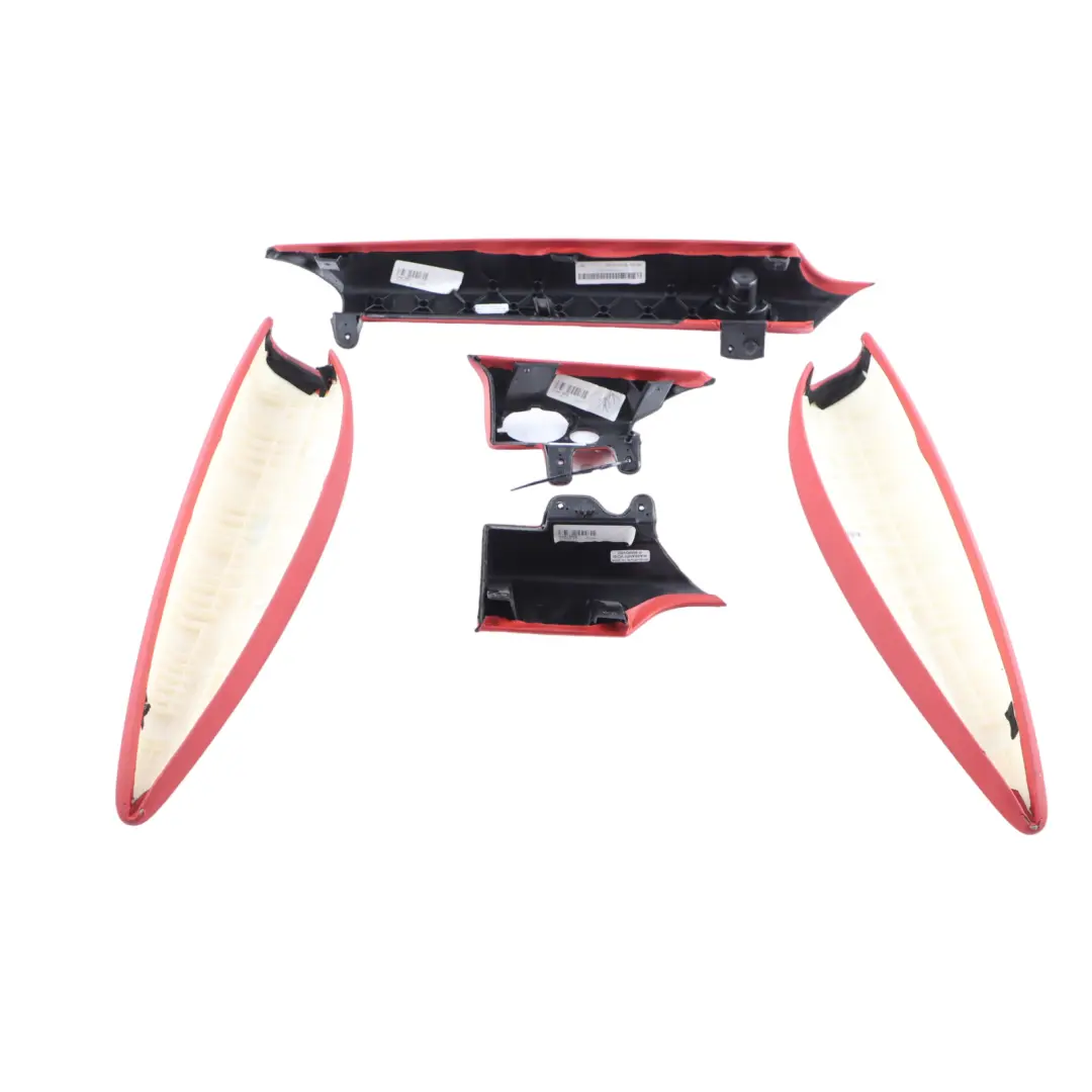 Trims Covers Knee Protection Set Rooster Red to Mini Clubman R55 R56 Cabrio R57 with Part number 2752123 Mini Clubman R55 R56 Cabrio R57 Trims Covers Knee Protection Set Rooster Red - SKU RHD-2752123-2 - Part number 2752123