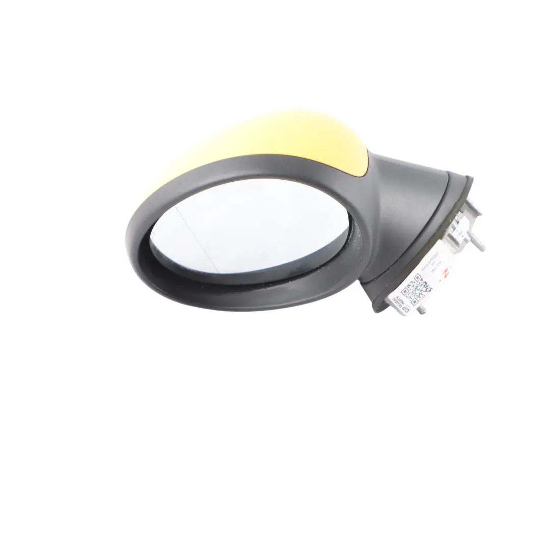 Wing Mirror Mini Cooper One R55 R56 R57 Door Left N/S 3 Pin Mellow Yellow A58 to with Part number 2755637 Wing Mirror Mini Cooper One R55 R56 R57 Door Left N/S 3 Pin Mellow Yellow A58 - SKU RHD-2755637-MY - Part number 2755637