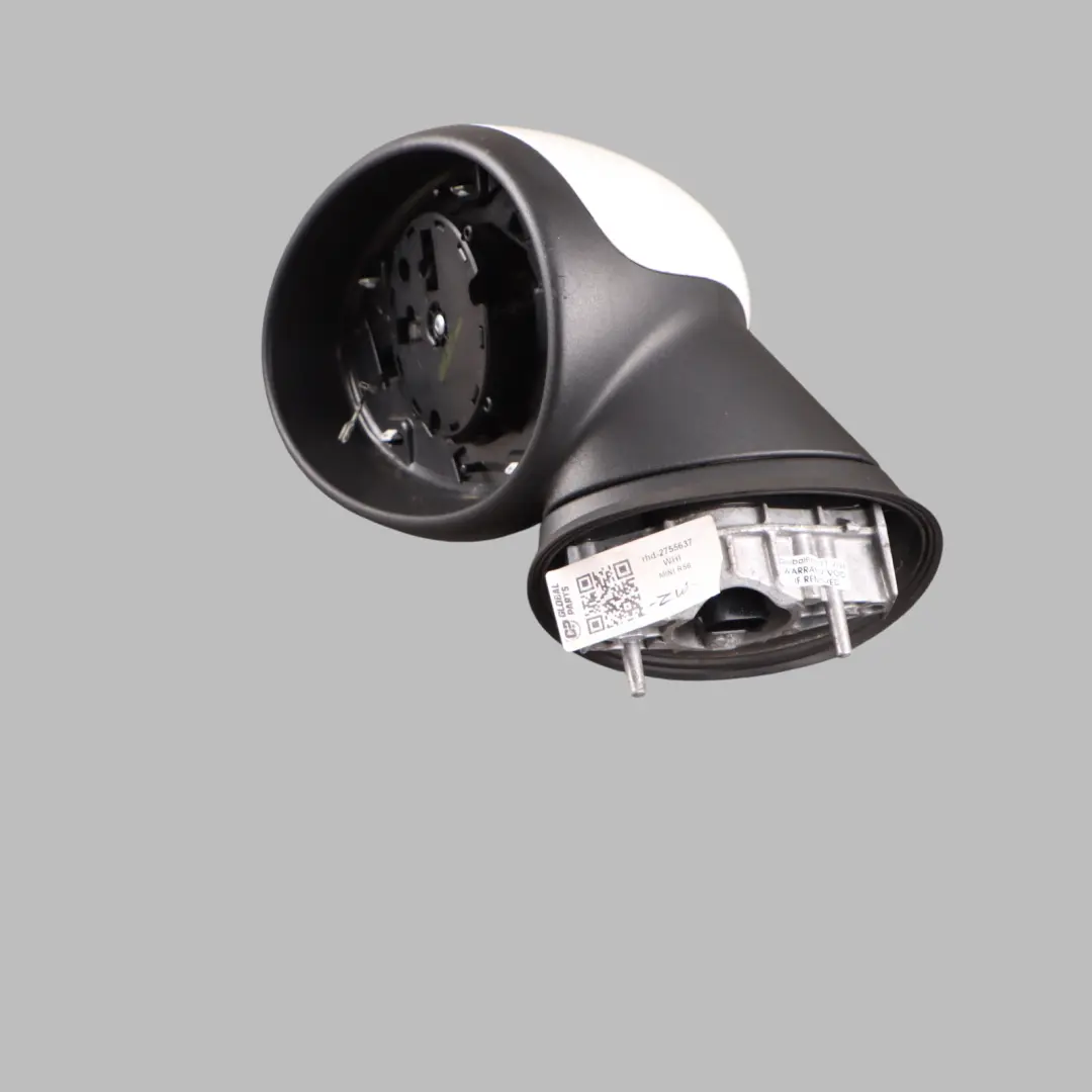 Wing Mirror Mini Cooper One R55 R56 Left Door N/S White 3 Pins to with Part number 2755637 Wing Mirror Mini Cooper One R55 R56 Left Door N/S White 3 Pins - SKU rhd-2755637-WHI - Part number 2755637