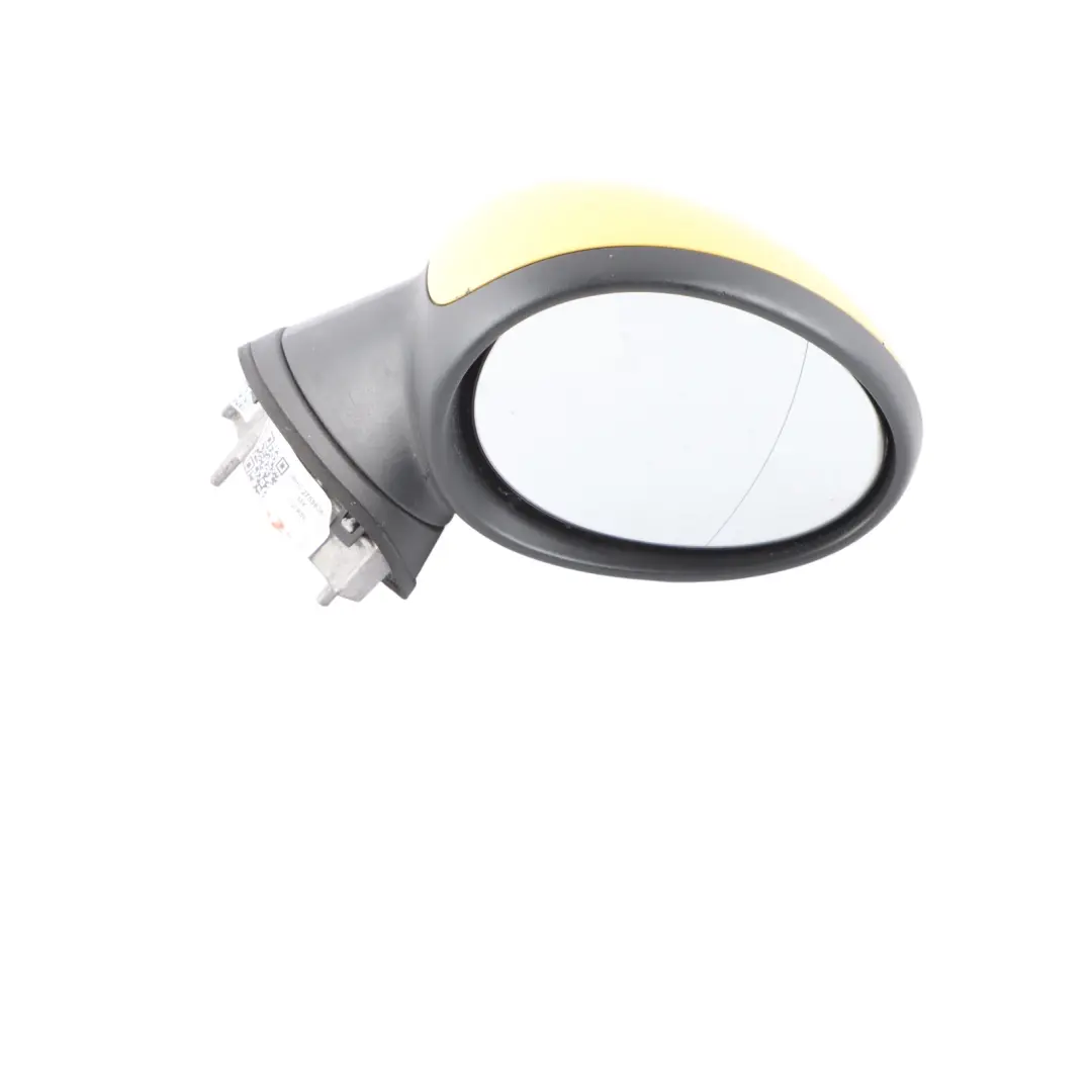 Wing Mirror Mini Cooper One R55 R56 R57 Door Right O/S 3 Pin Mellow Yellow A58 to with Part number 2755638 Wing Mirror Mini Cooper One R55 R56 R57 Door Right O/S 3 Pin Mellow Yellow A58 - SKU RHD-2755638-MY - Part number 2755638