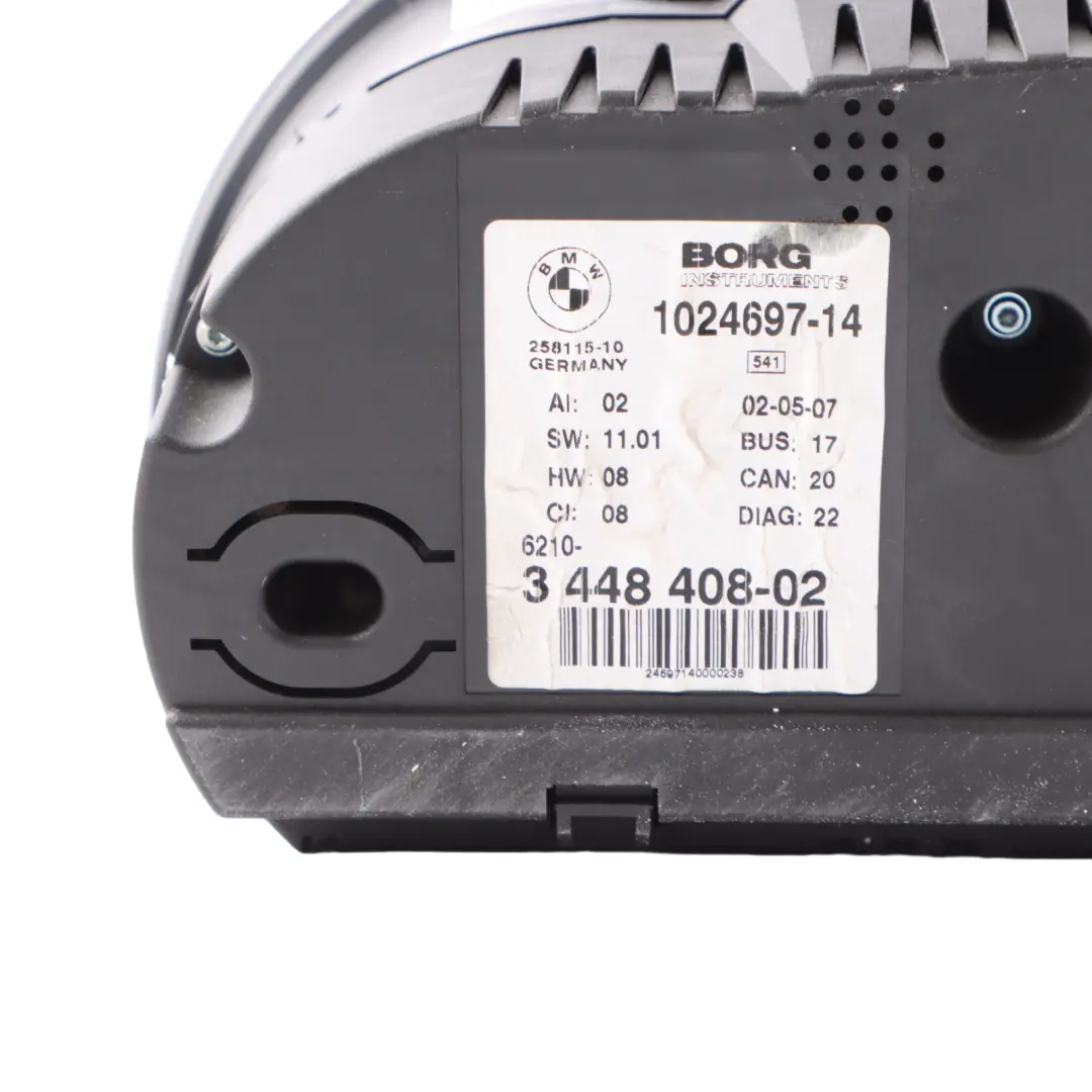 BMW X3 E83 LCI M57N2 Diesel Instrument Cluster Speedo Clocks Manual - SKU RHD-3448408 - Part number 3448408
