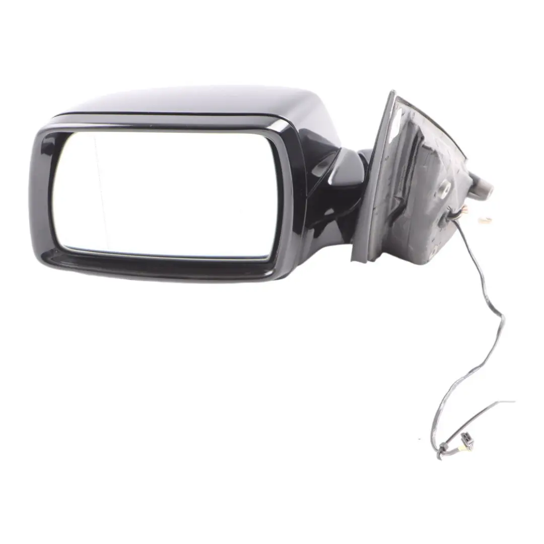 High Gloss Auto Dip Left Wing Mirror Rubinschwarz Ruby Black S23 to BMW X3 E83 LCI with Part number 3450527 BMW X3 E83 LCI High Gloss Auto Dip Left Wing Mirror Rubinschwarz Ruby Black S23 - SKU RHD-3450527-BS - Part number 3450527