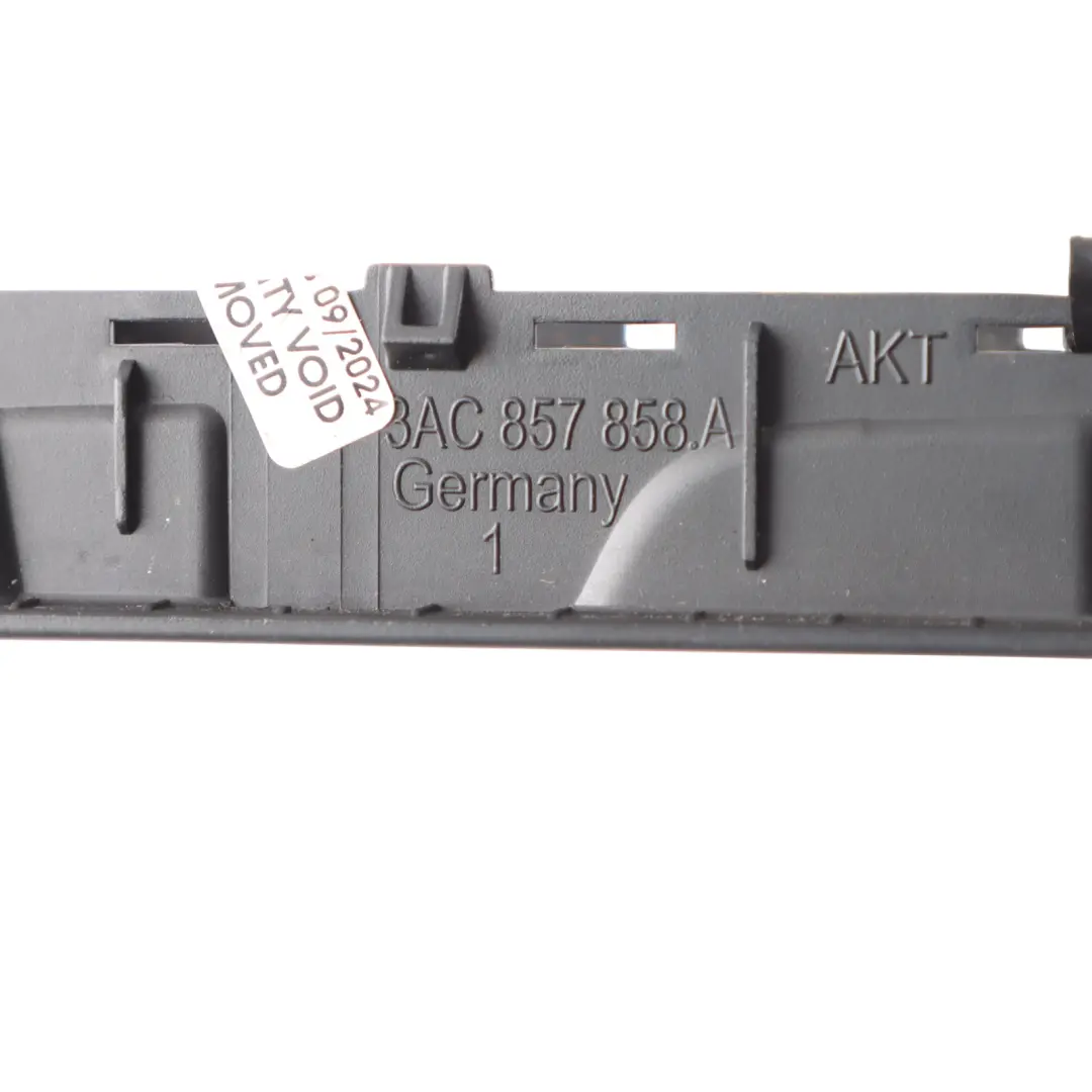 VW Passat B7 Driver's Side O/S Window Switch Mounting Cover Black - SKU RHD-3AC857858A - Part number 3AC857858A