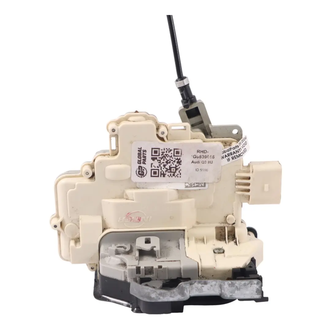 Mécanisme verrouillage arrière Actionneur loquet droite pour Audi Q3 8U à propos du numéro de pièce 4G0839016 Audi Q3 8U Mécanisme verrouillage arrière Actionneur loquet droite - SKU 4G0839016 - Numéro de pièce 4G0839016