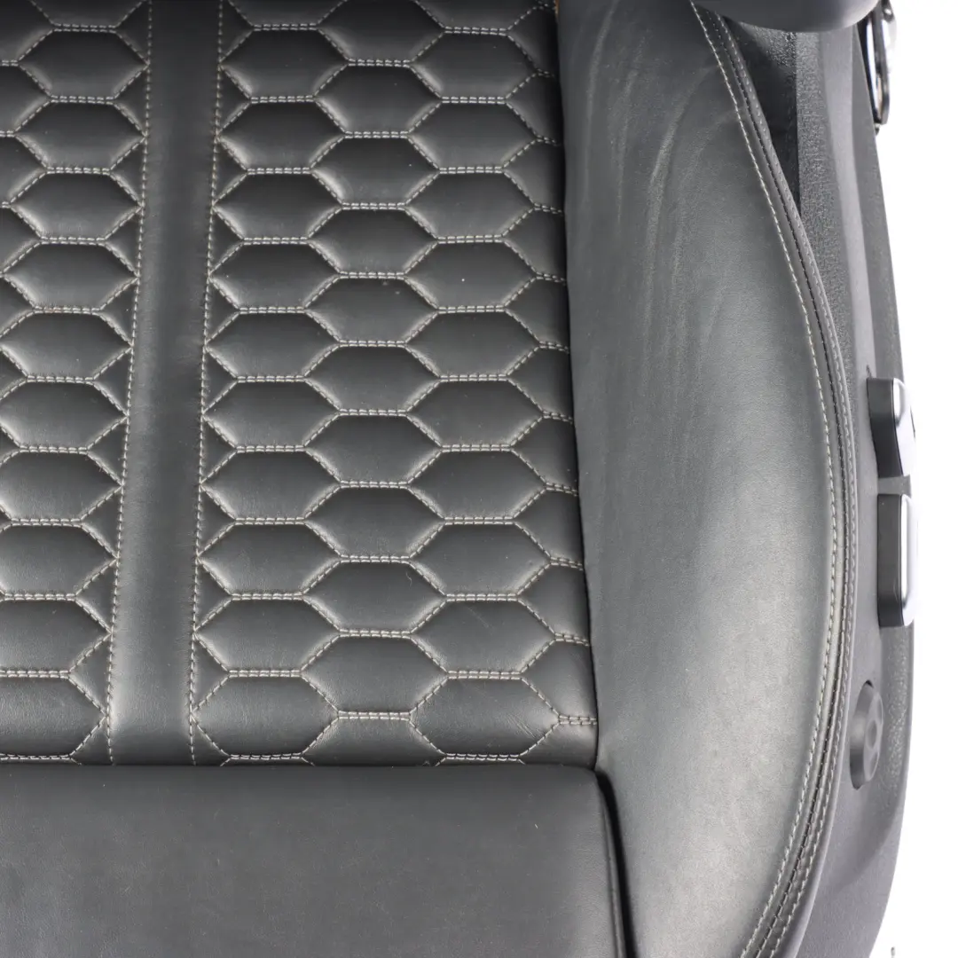 Front Seat Left N/S Memory Heated Interior Leather Soul Black to Audi RS6 C7 Avant with Part number 4G0881805AM Audi RS6 C7 Avant Front Seat Left N/S Memory Heated Interior Leather Soul Black - SKU RHD-4G0881805AM - Part number 4G0881805AM