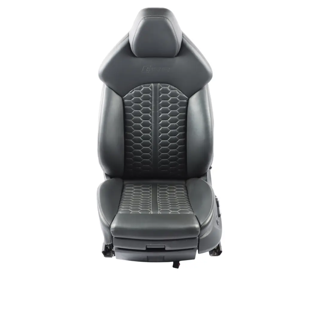 Front Seat Left N/S Memory Heated Interior Leather Soul Black to Audi RS6 C7 Avant with Part number 4G0881805AM Audi RS6 C7 Avant Front Seat Left N/S Memory Heated Interior Leather Soul Black - SKU RHD-4G0881805AM - Part number 4G0881805AM