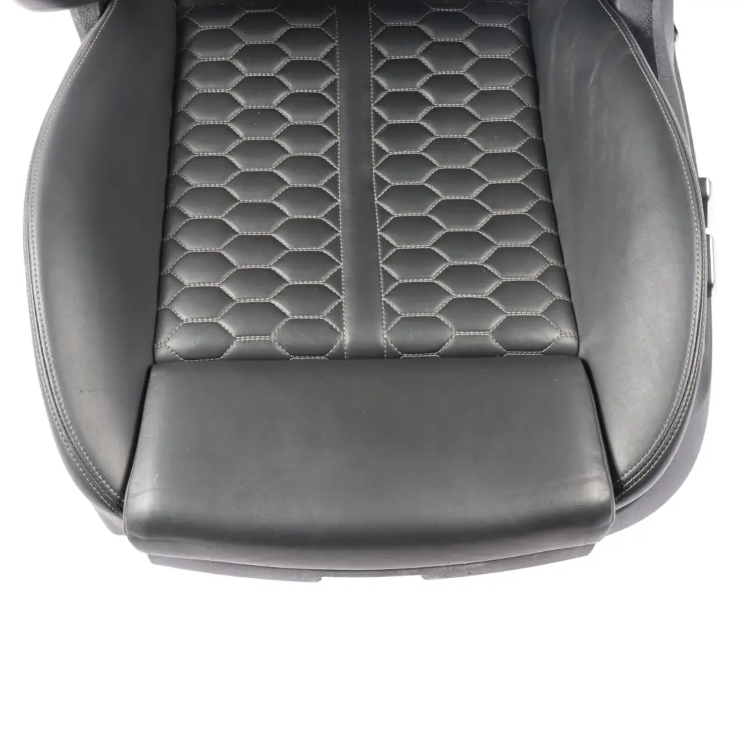 Front Seat Left N/S Memory Heated Interior Leather Soul Black to Audi RS6 C7 Avant with Part number 4G0881805AM Audi RS6 C7 Avant Front Seat Left N/S Memory Heated Interior Leather Soul Black - SKU RHD-4G0881805AM - Part number 4G0881805AM